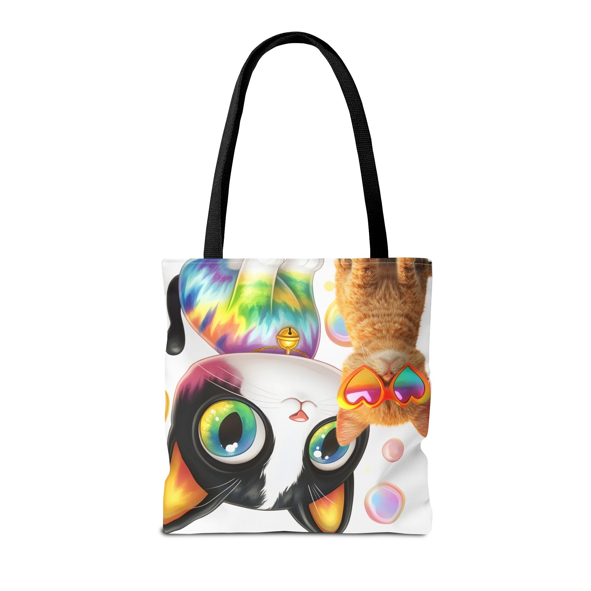 Cutie Kitties All-Over Print Tote Bag — Cute Cat Shopper for Everyday Use