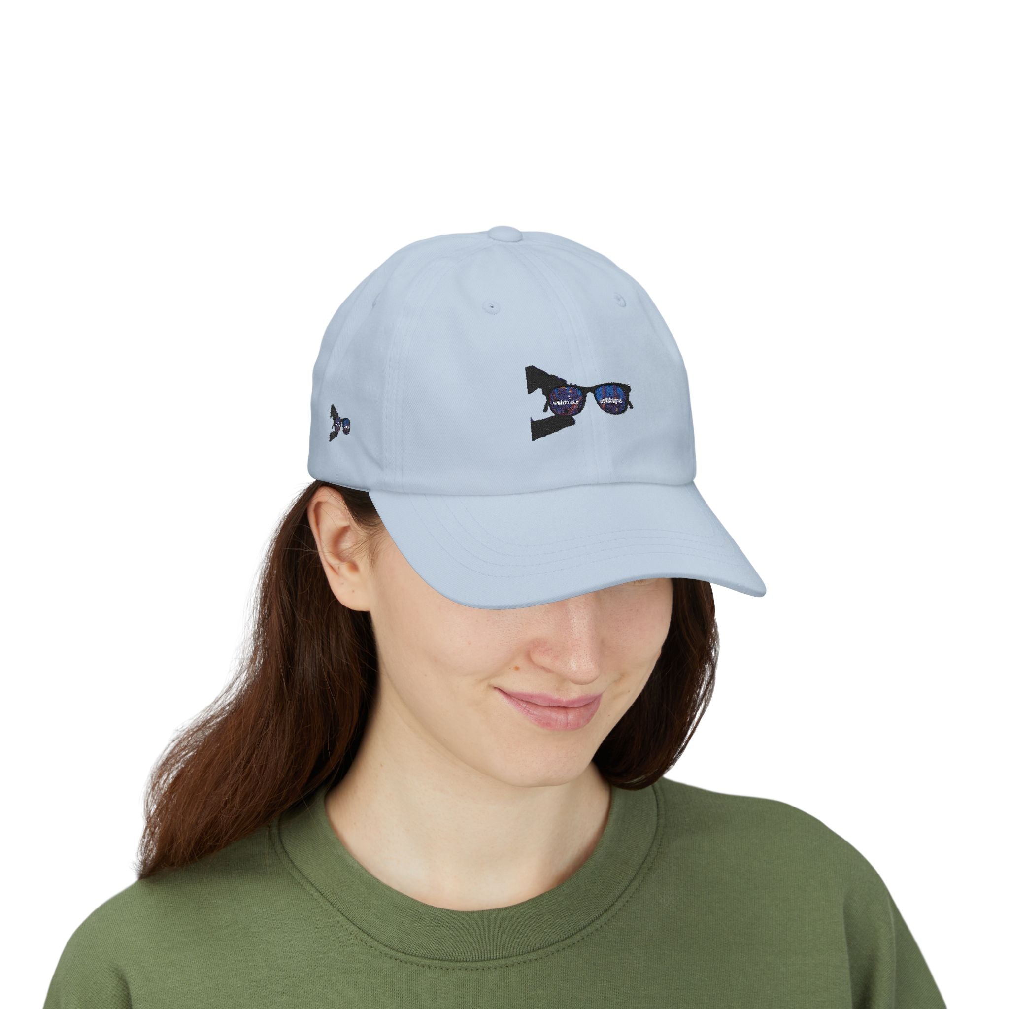 Embroidered Sunglasses Dad Cap — Classic Casual Baseball Hat