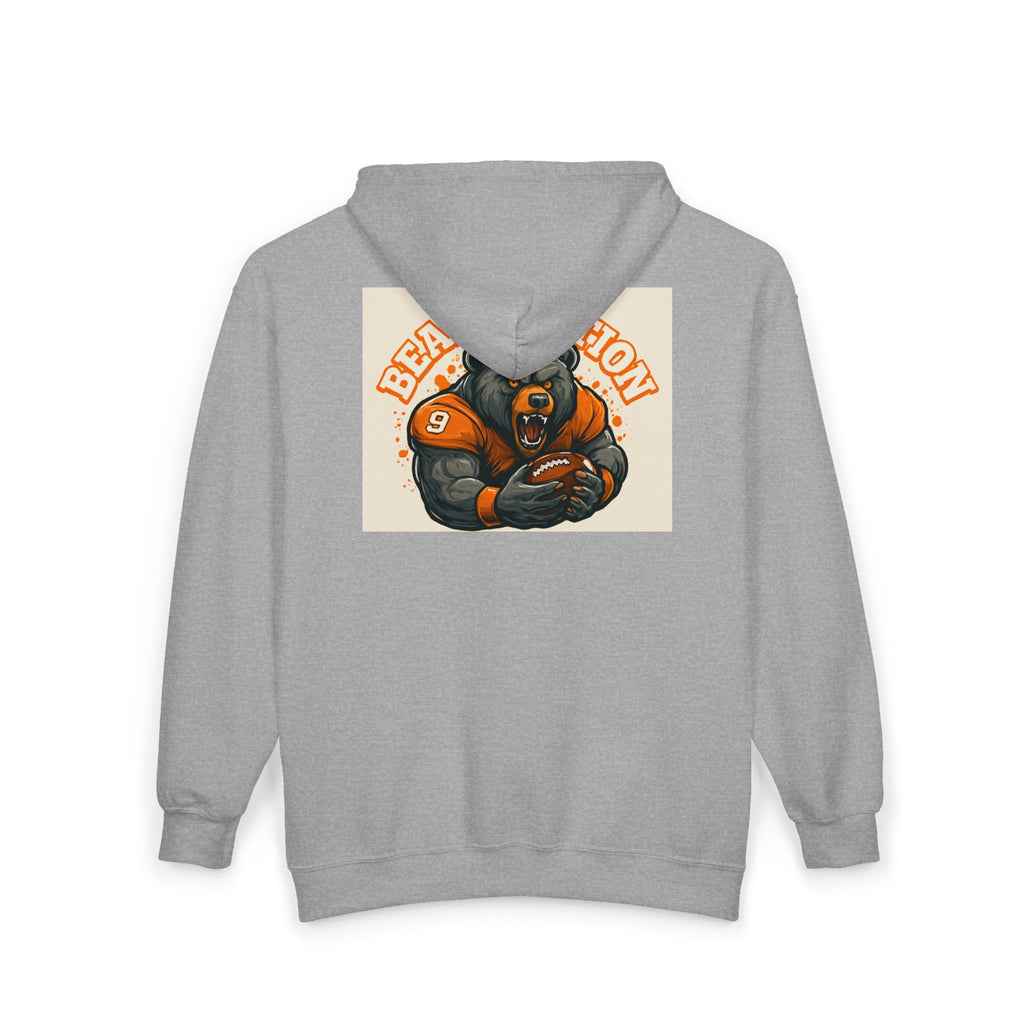 Bears Nation Full-Zip Hoodie — Grizzly Football Fan Zip-Up