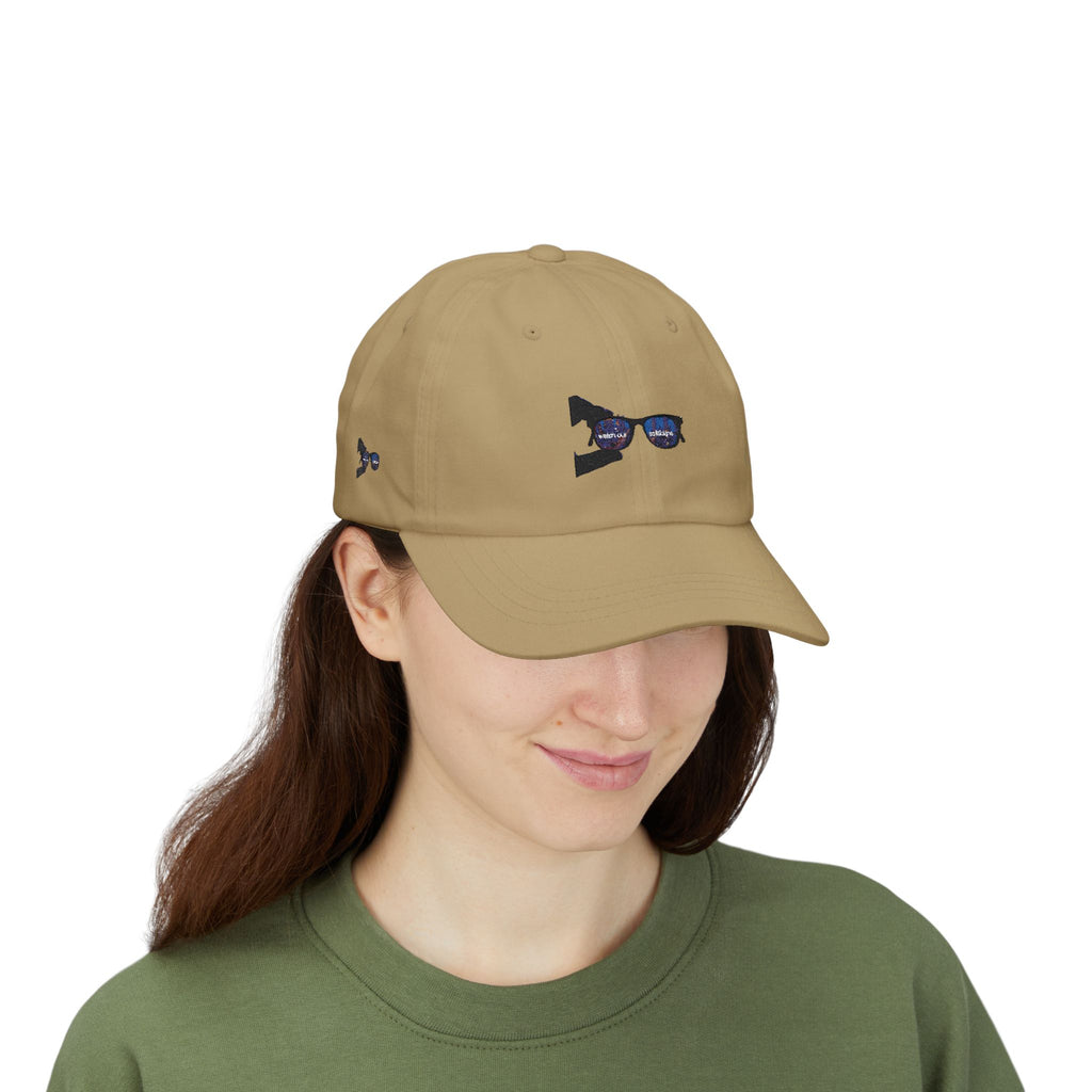 Embroidered Sunglasses Dad Cap — Classic Casual Baseball Hat