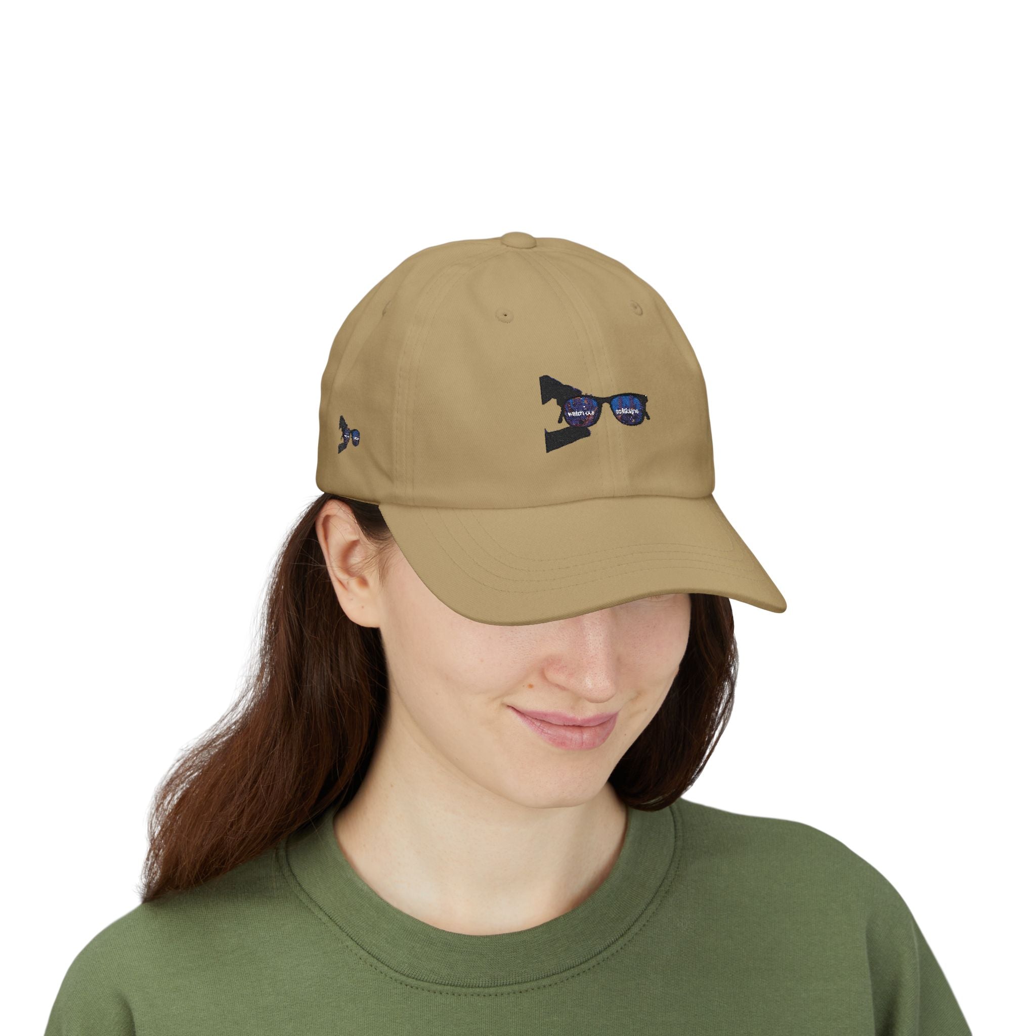 Embroidered Sunglasses Dad Cap — Classic Casual Baseball Hat