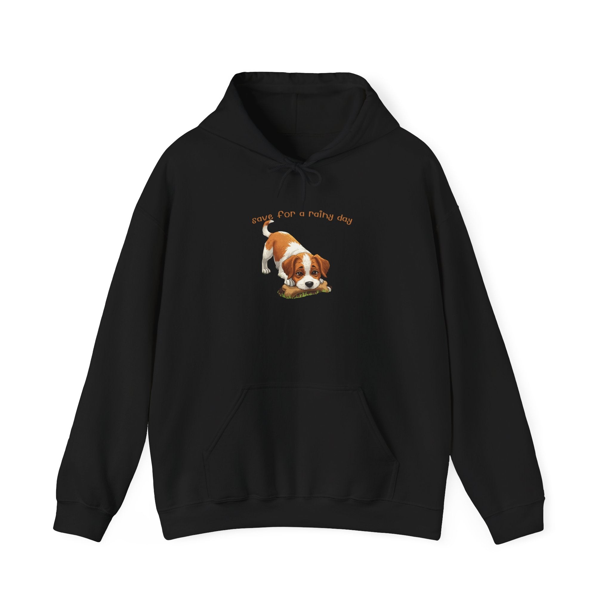 Cute Puppy Hoodie – "Down For A Netflix Day" Cozy Dog Sweatshirt