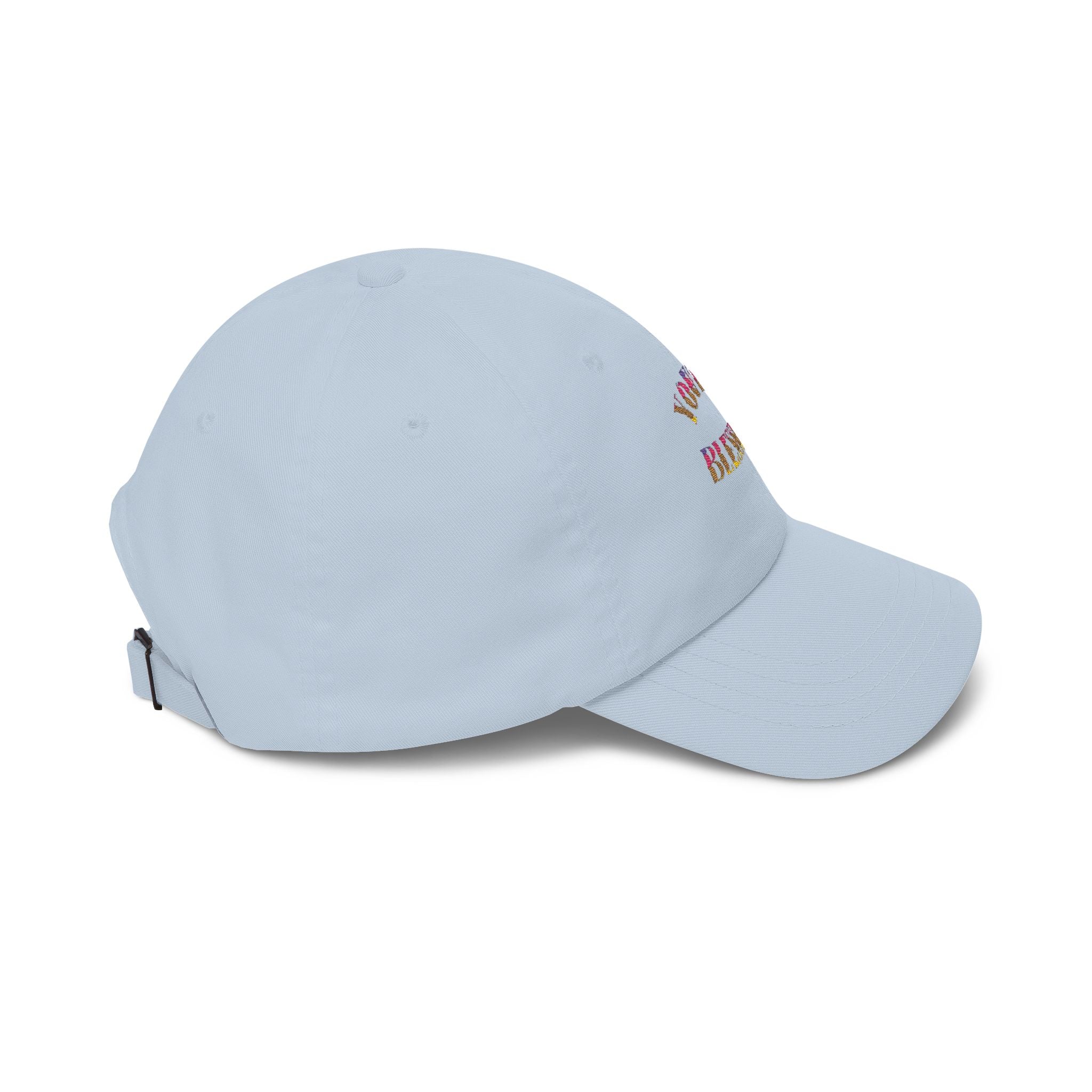 Dad Cap — "You're Blessed!" Embroidered Floral Script Baseball Hat