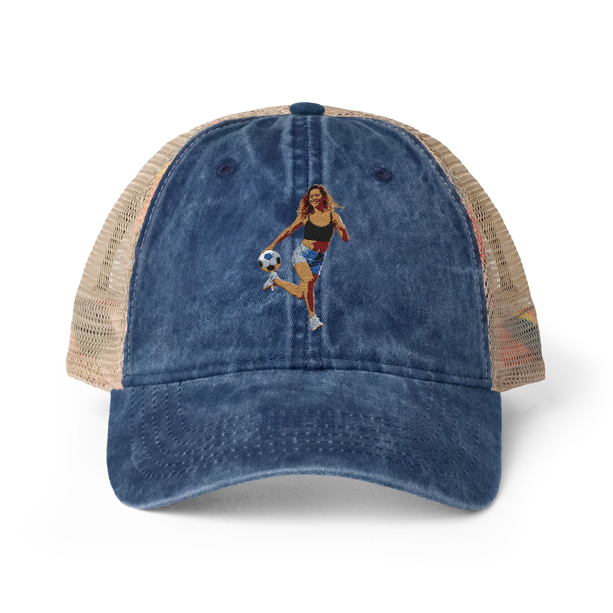 Women's Washed Mesh-Back Cap