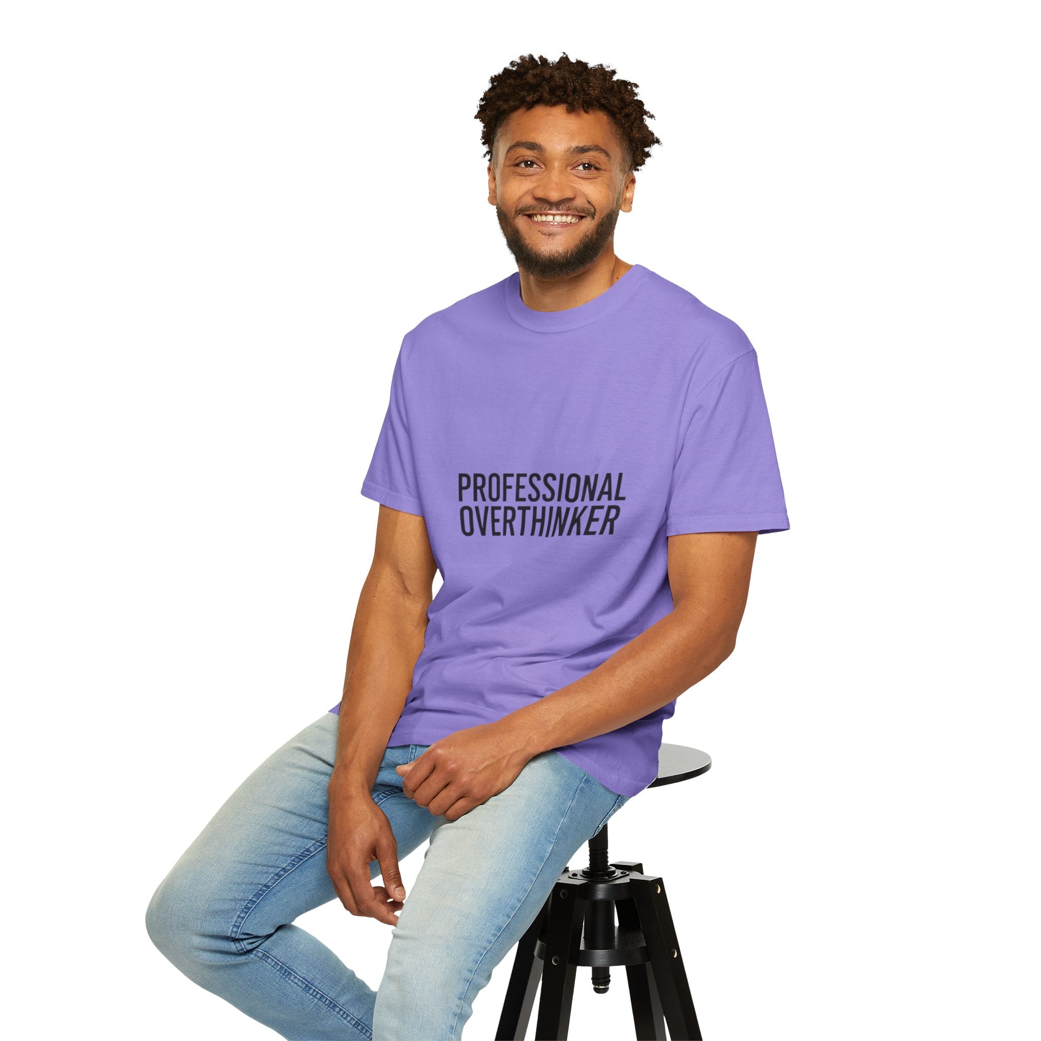 T-Shirt — "Professional Overthinker" Graphic Tee