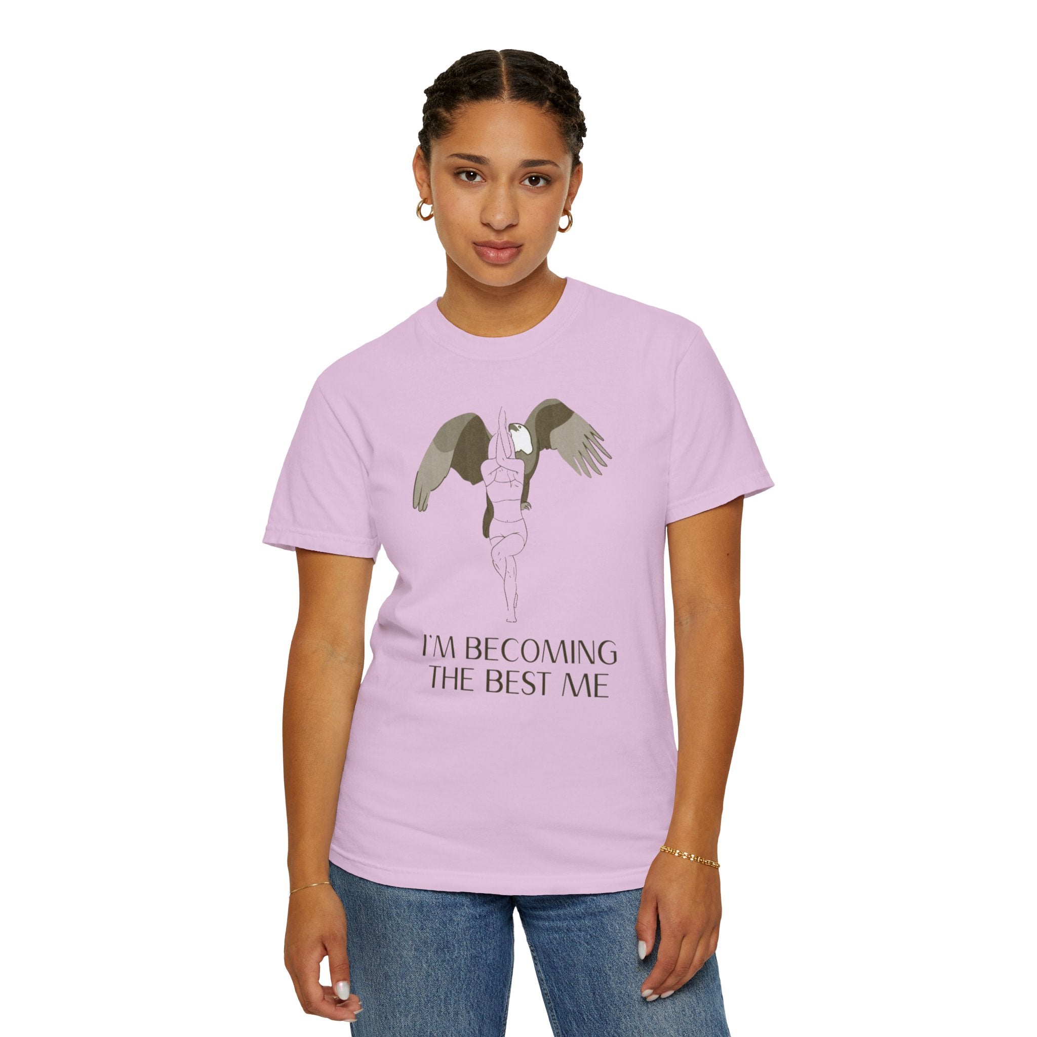 Becoming the Best Me T-Shirt — Inspirational Angel Wing Graphic Tee