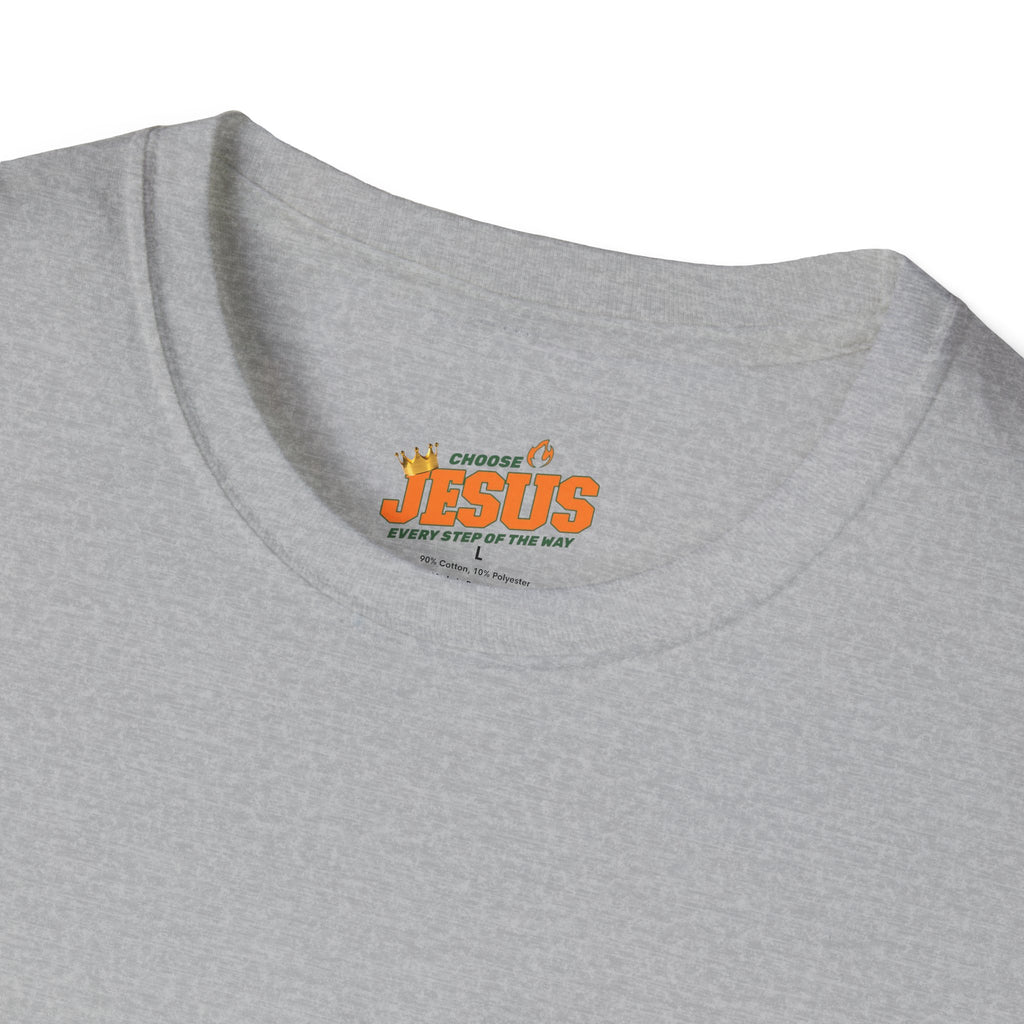 Religious T-Shirt: "Choose Jesus" Inspirational Tee – Every Step of the Way