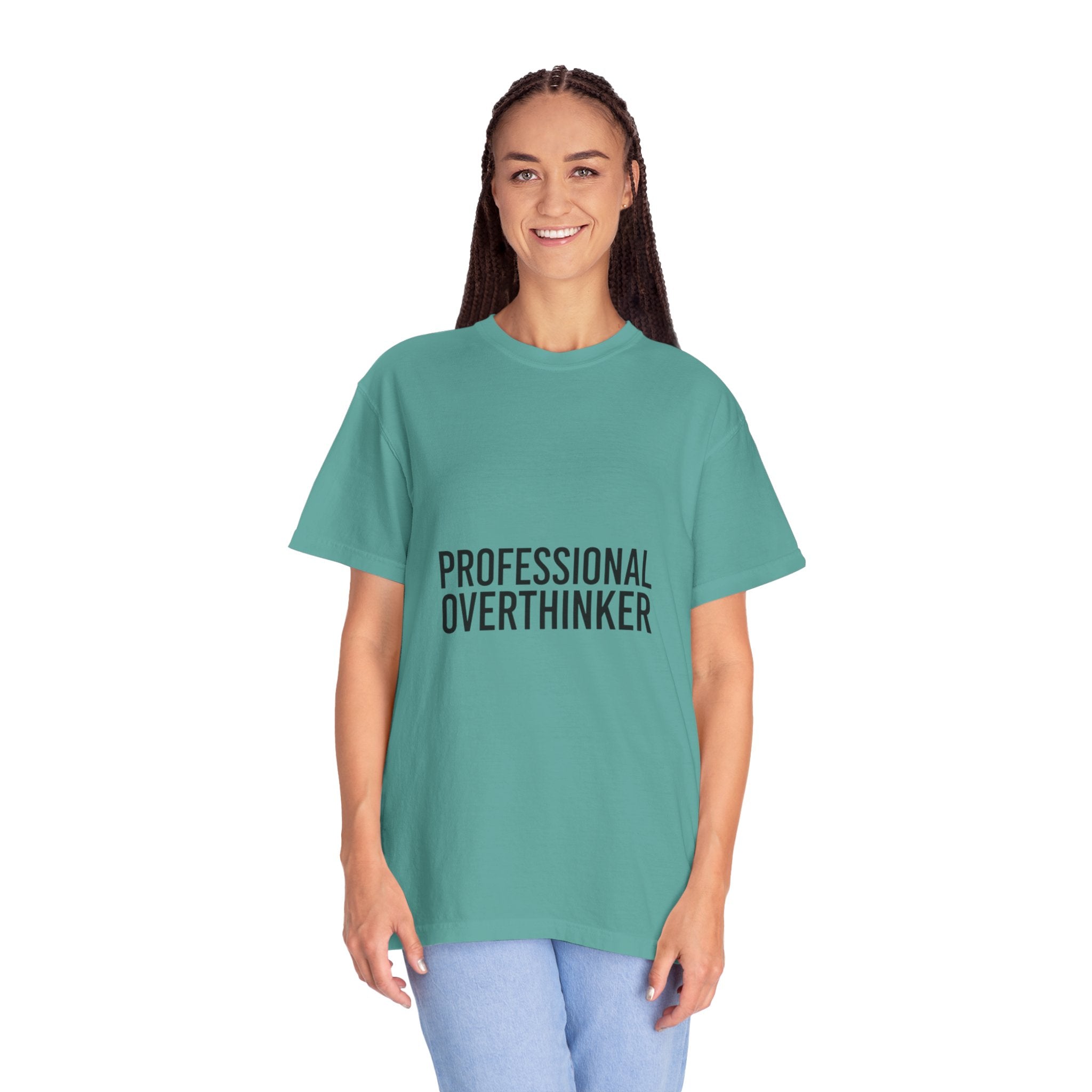 T-Shirt — "Professional Overthinker" Graphic Tee