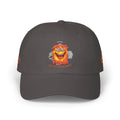 Smiling Cereal Mascot Dad Cap — Retro Breakfast Cartoon Embroidered Hat