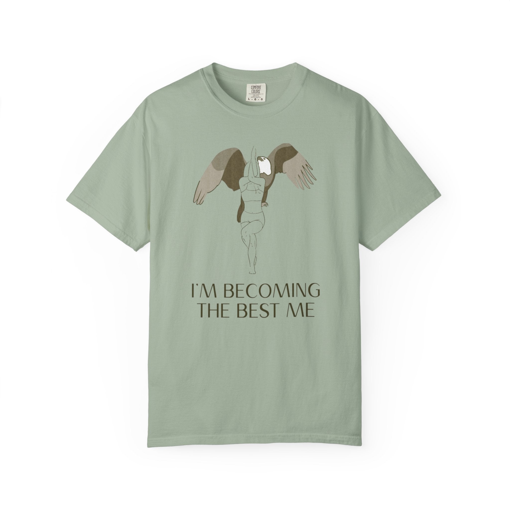 Becoming the Best Me T-Shirt — Inspirational Angel Wing Graphic Tee