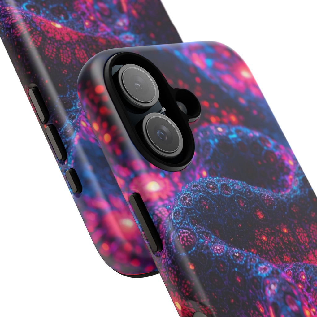Phone Case — Neon Galaxy Abstract Protective Tough Case
