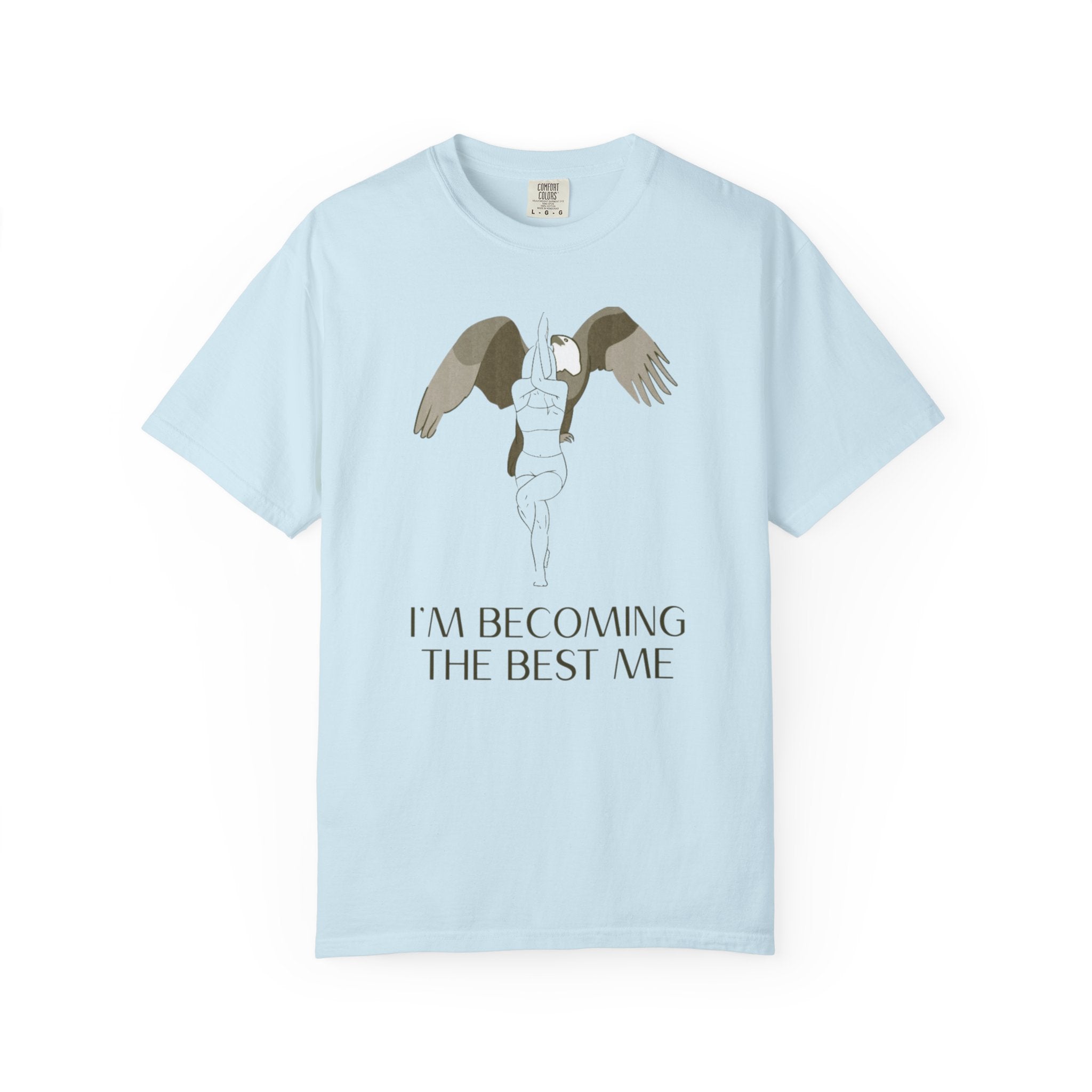 Becoming the Best Me T-Shirt — Inspirational Angel Wing Graphic Tee