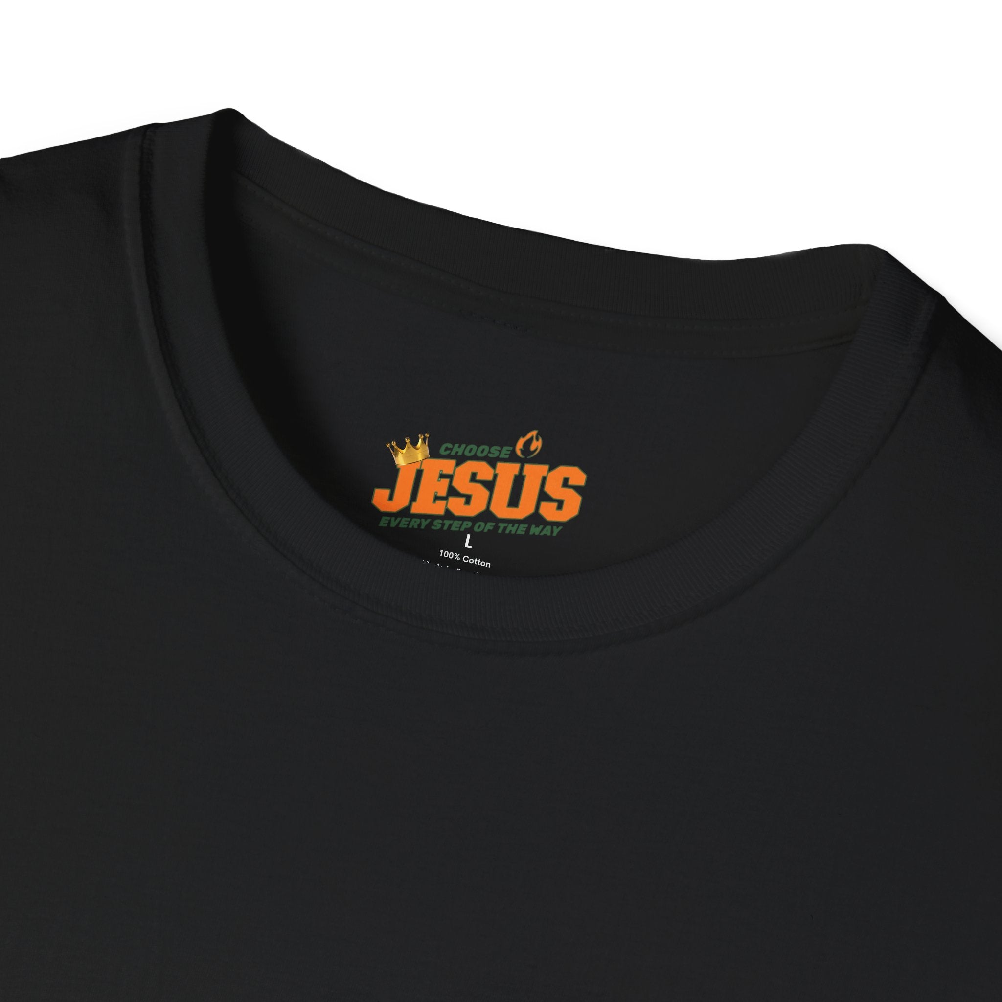 Religious T-Shirt: "Choose Jesus" Inspirational Tee – Every Step of the Way