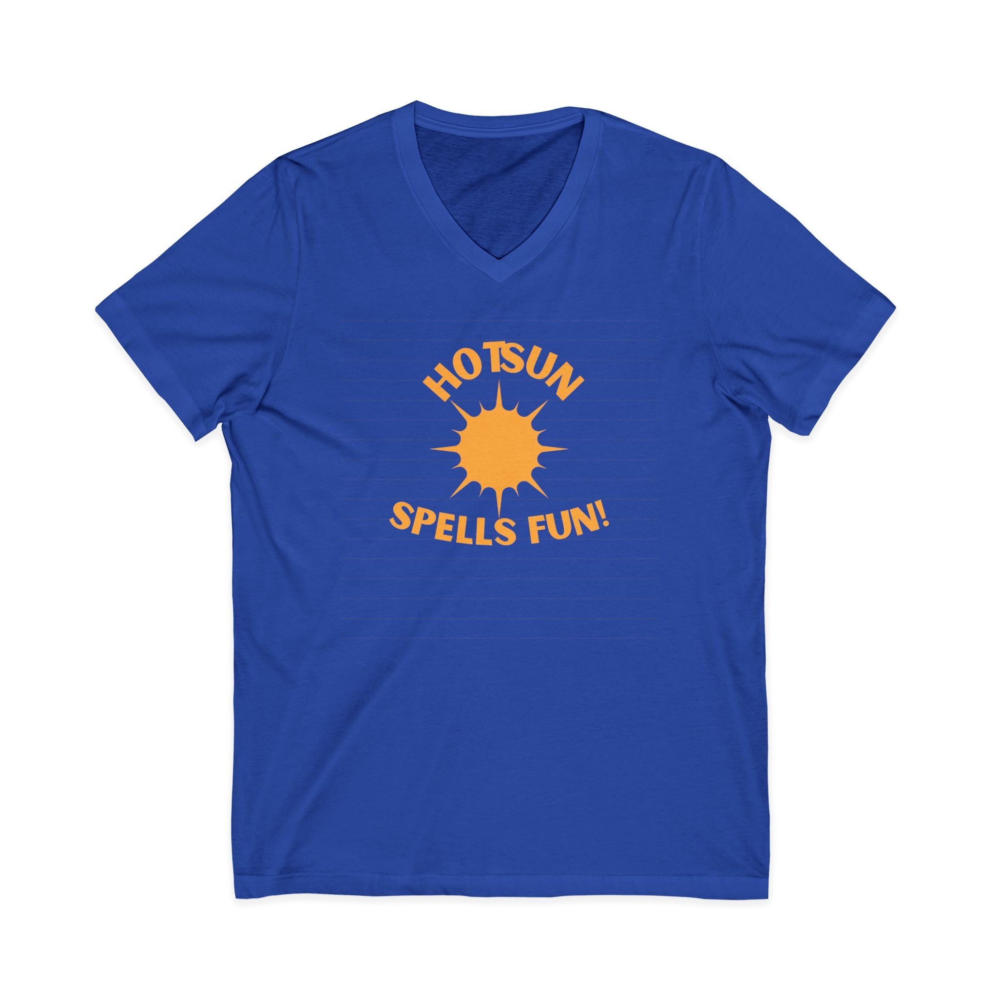 Hotsun Spells Fun! V-Neck Tee