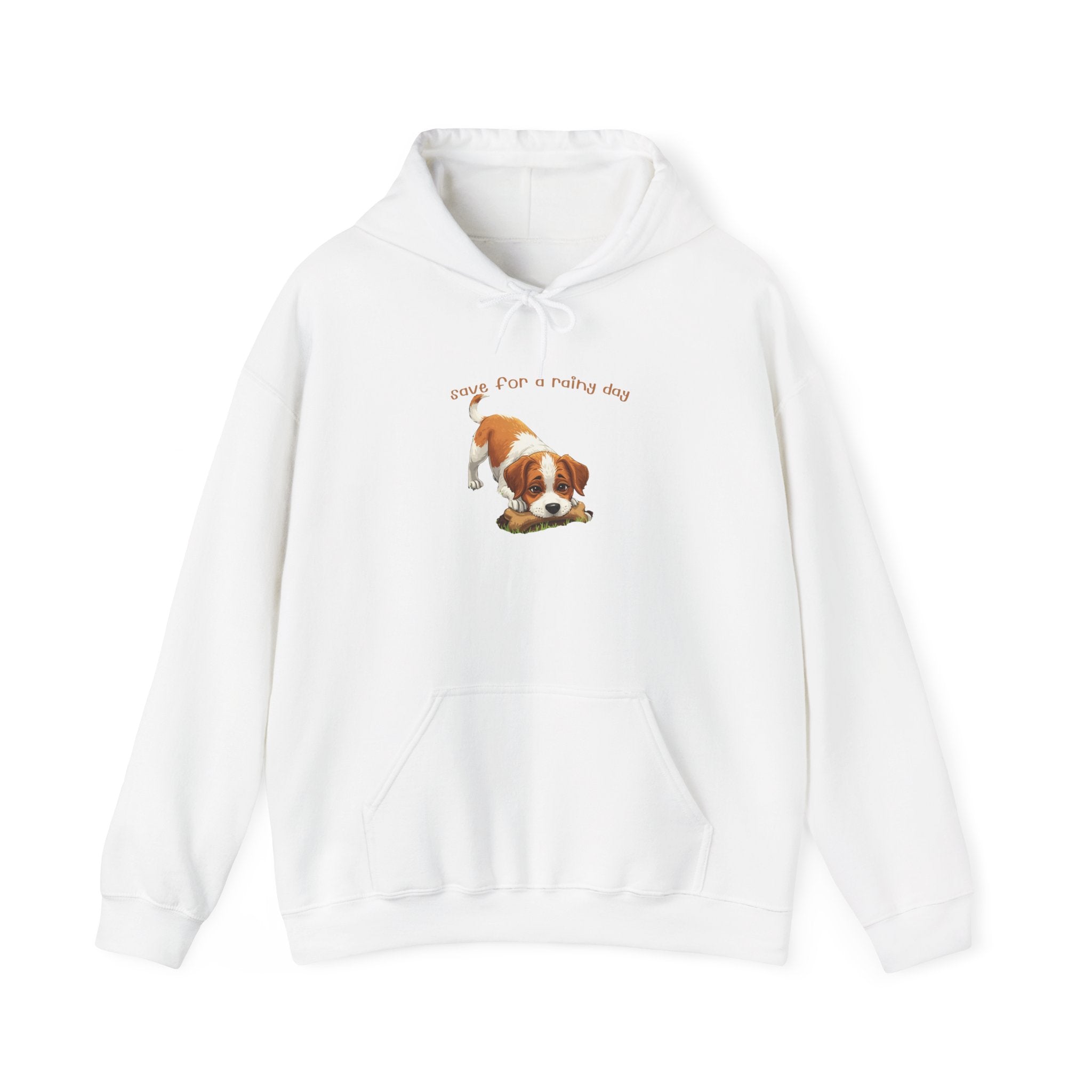 Cute Puppy Hoodie – "Down For A Netflix Day" Cozy Dog Sweatshirt