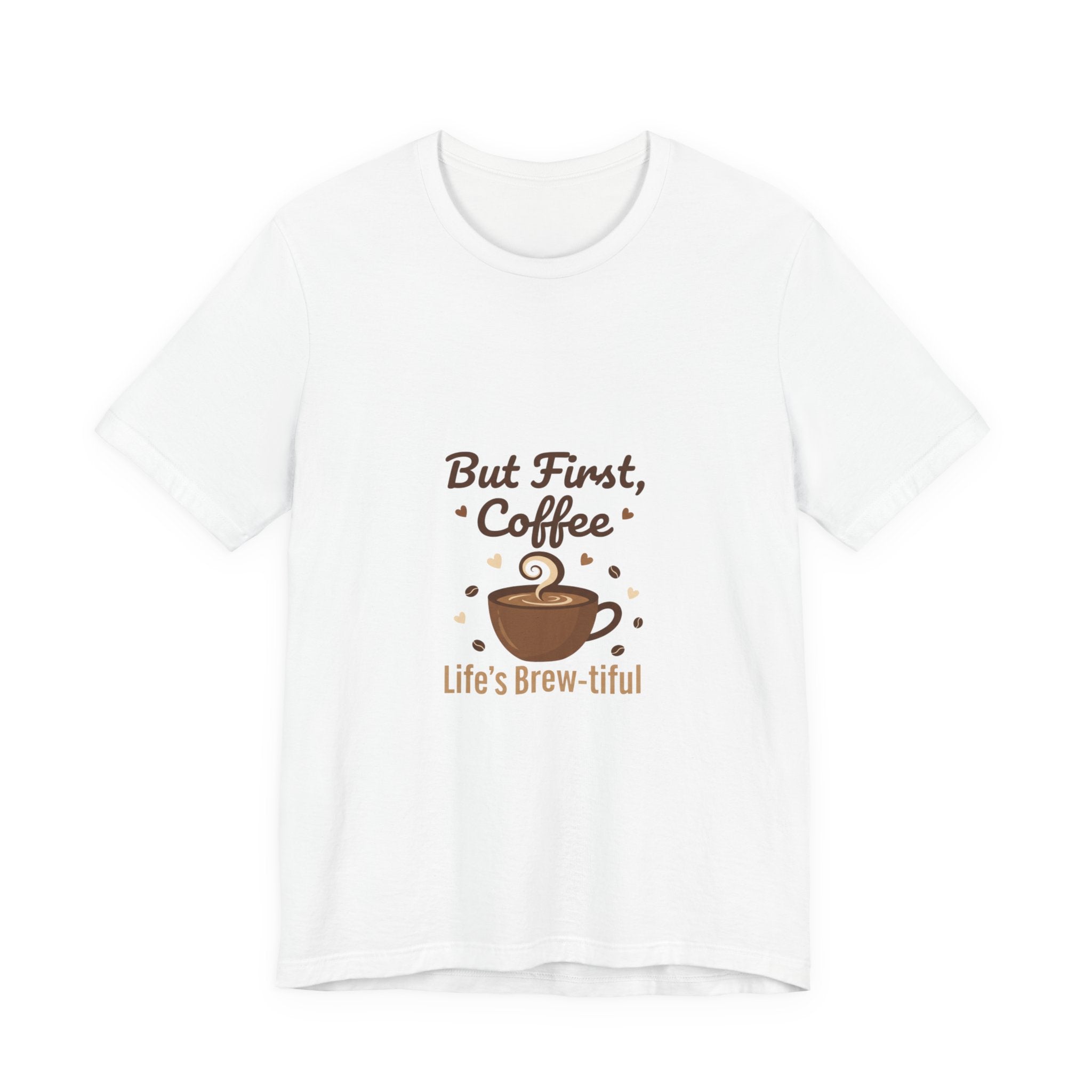 But First Coffee T-Shirt | coffee lover shirt, caffeine design