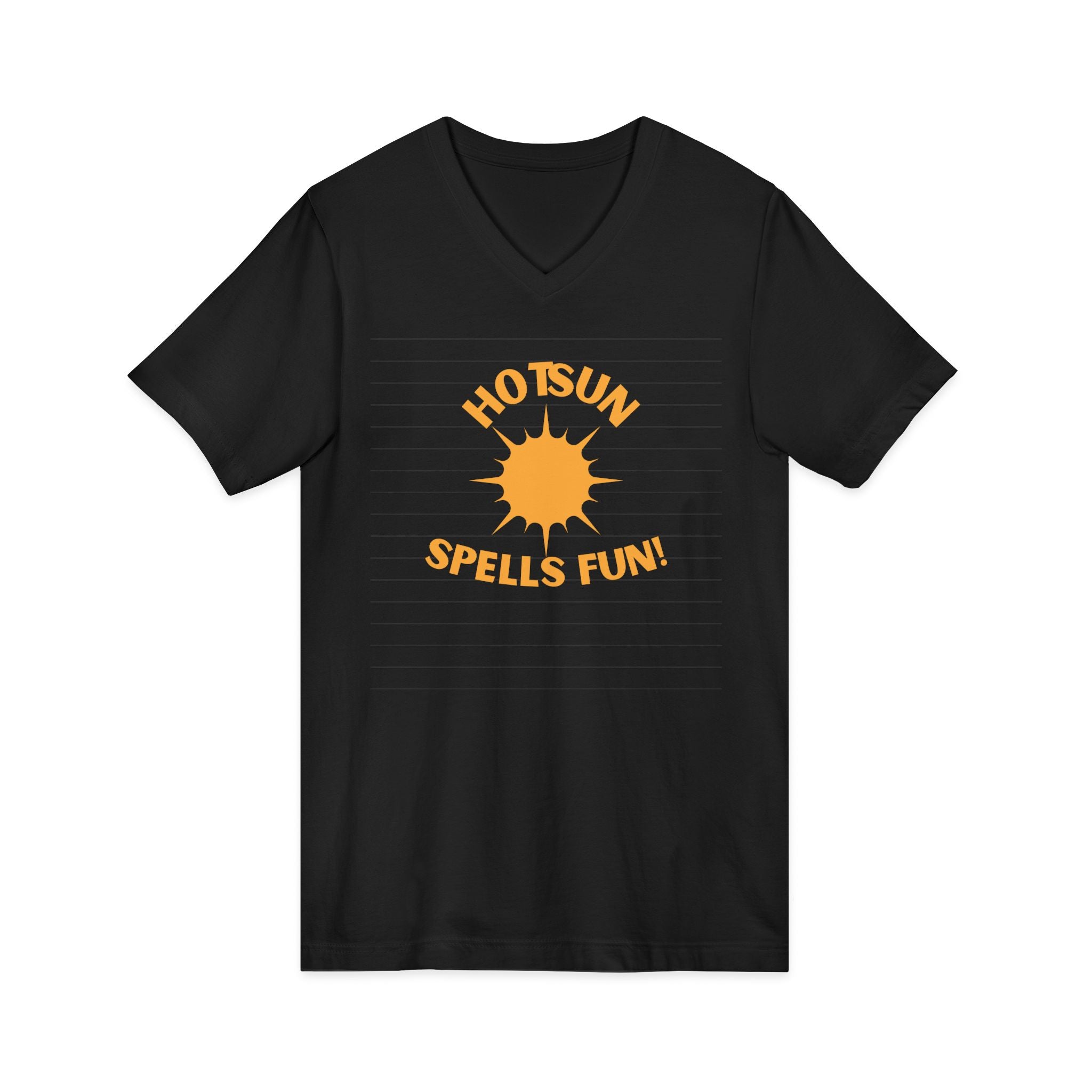 Hotsun Spells Fun! V-Neck Tee