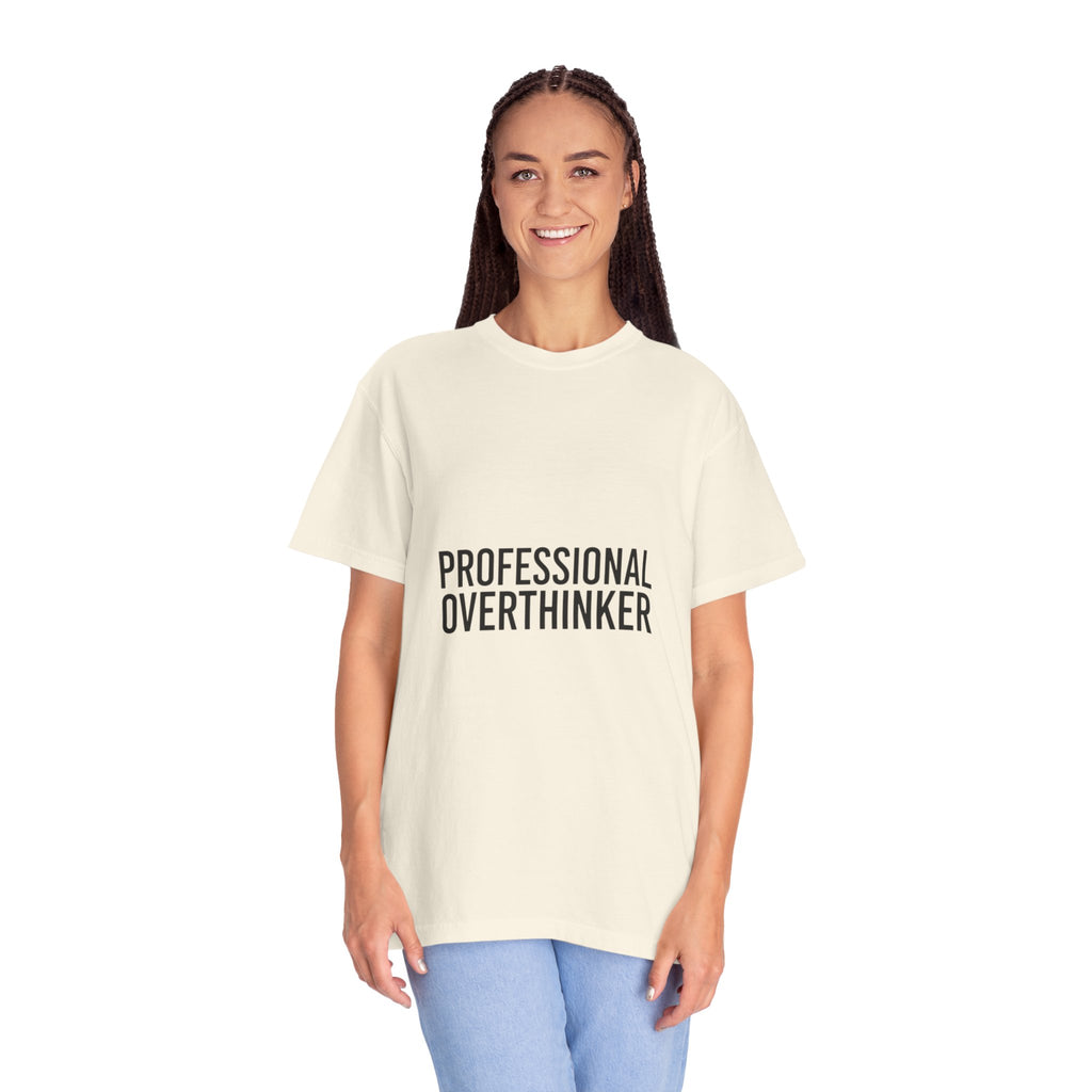 T-Shirt — "Professional Overthinker" Graphic Tee