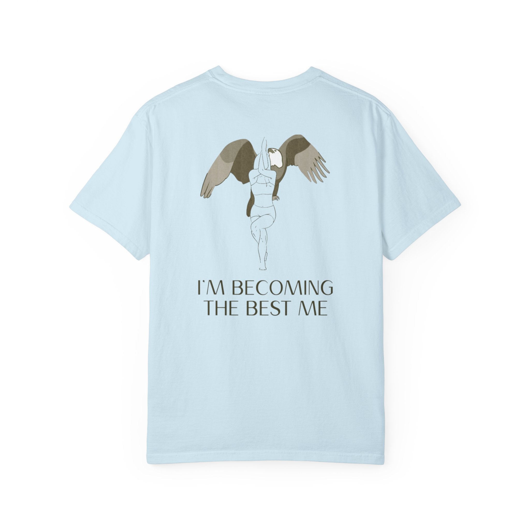 Becoming the Best Me T-Shirt — Inspirational Angel Wing Graphic Tee