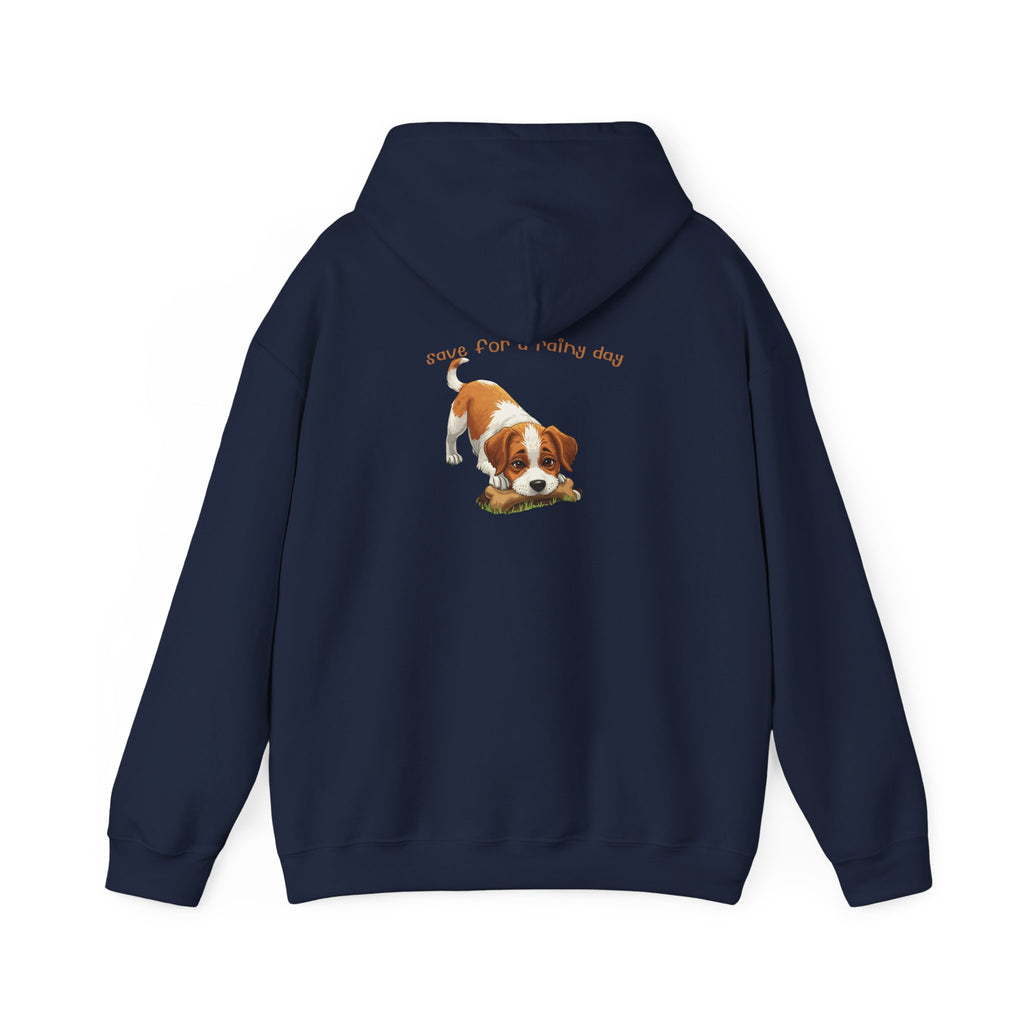 Cute Puppy Hoodie – "Down For A Netflix Day" Cozy Dog Sweatshirt