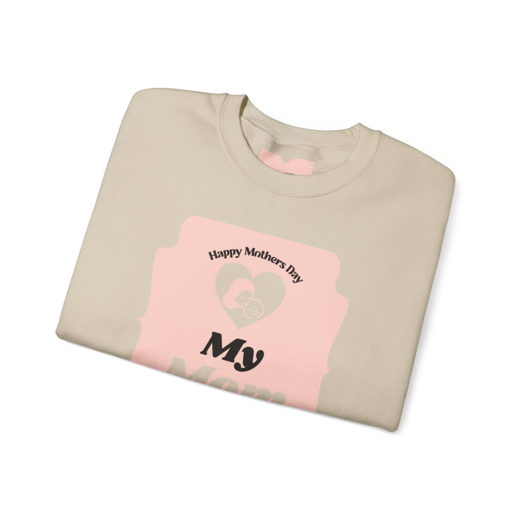 Mother's Day Sweatshirt – 'My Mom Rocks' Cozy Crewneck