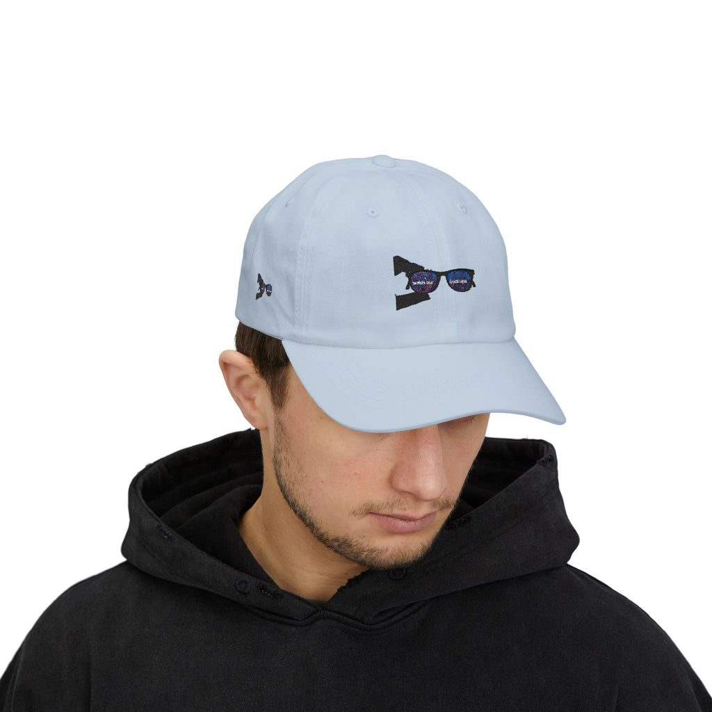 Embroidered Sunglasses Dad Cap — Classic Casual Baseball Hat