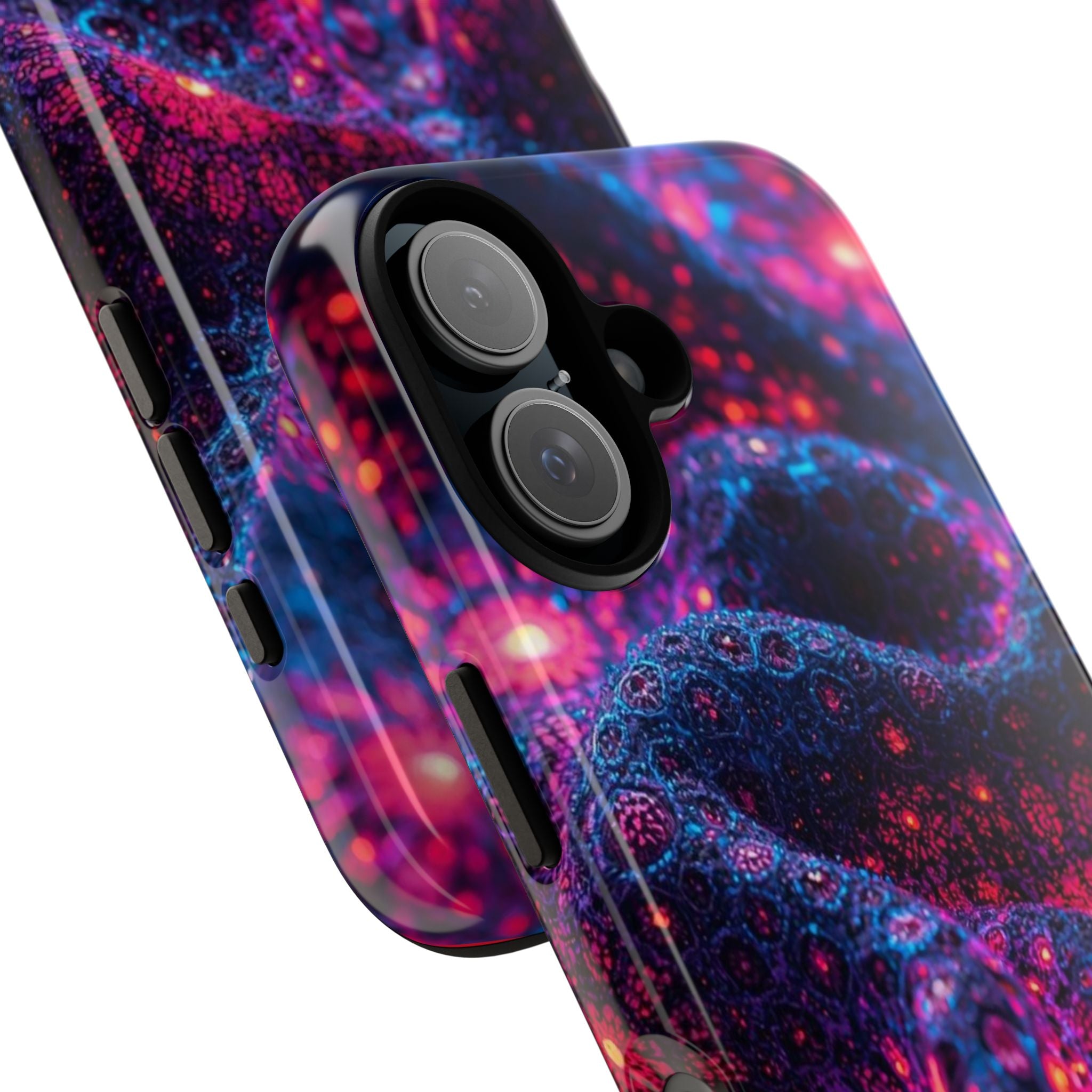 Phone Case — Neon Galaxy Abstract Protective Tough Case