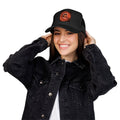 Trucker Hat — "Celebrate America" Firework Seal Patriotic Cap