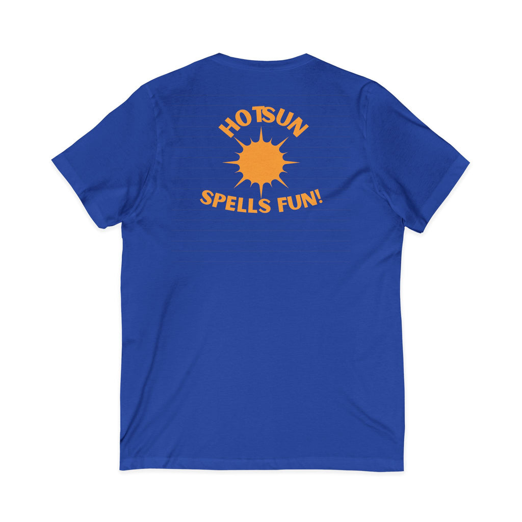 Hotsun Spells Fun! V-Neck Tee