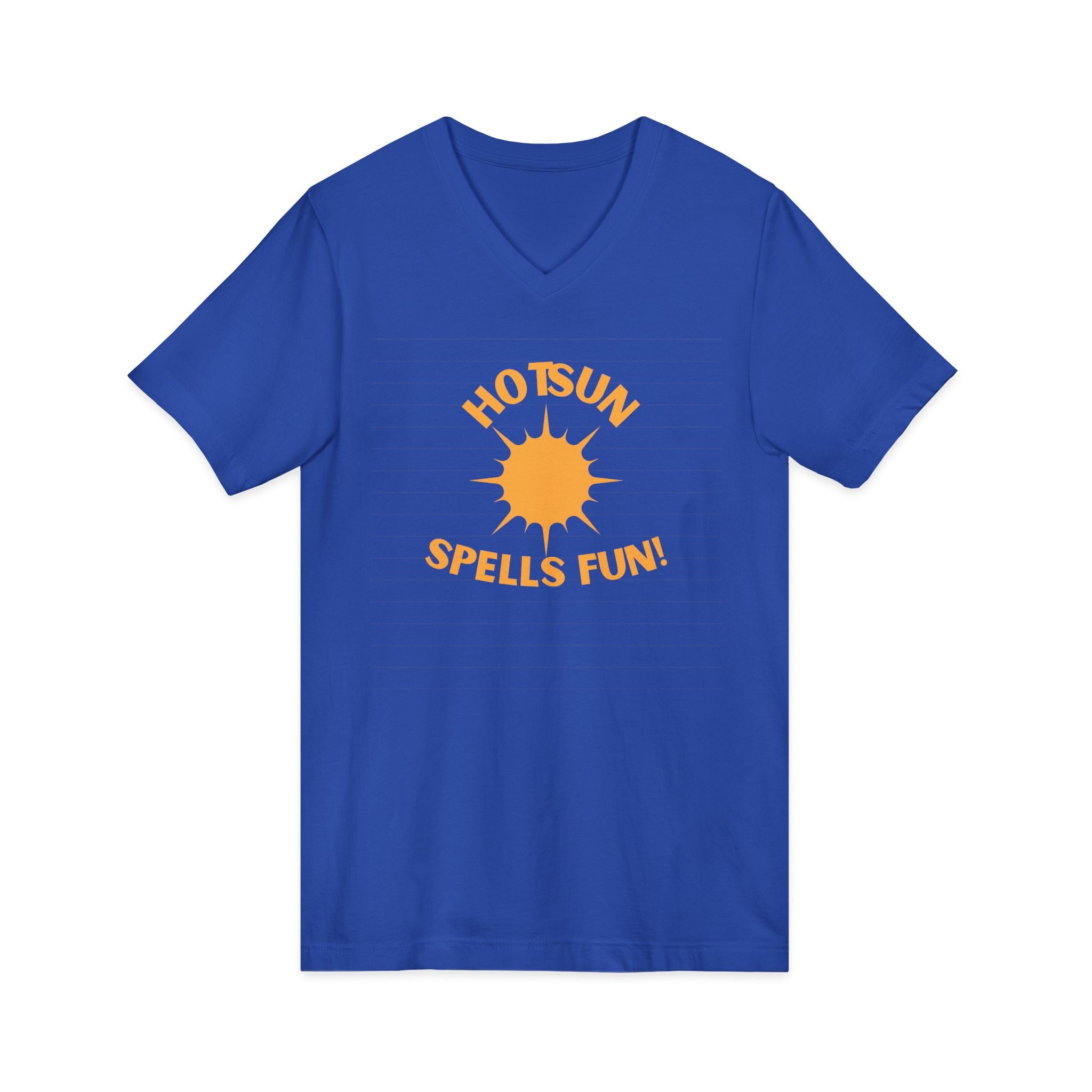 Hotsun Spells Fun! V-Neck Tee