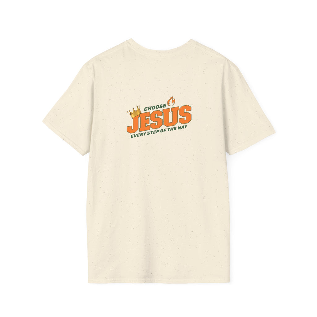 Religious T-Shirt: "Choose Jesus" Inspirational Tee – Every Step of the Way