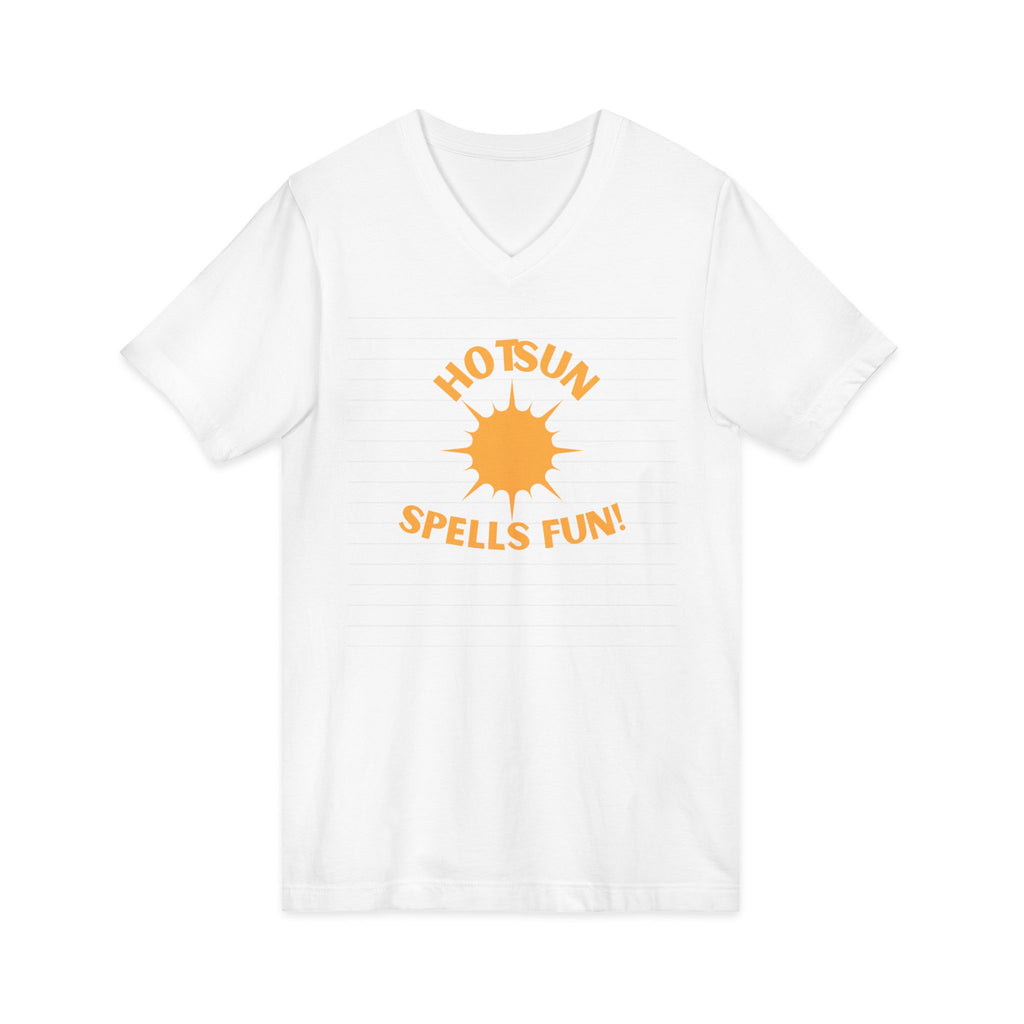 Hotsun Spells Fun! V-Neck Tee