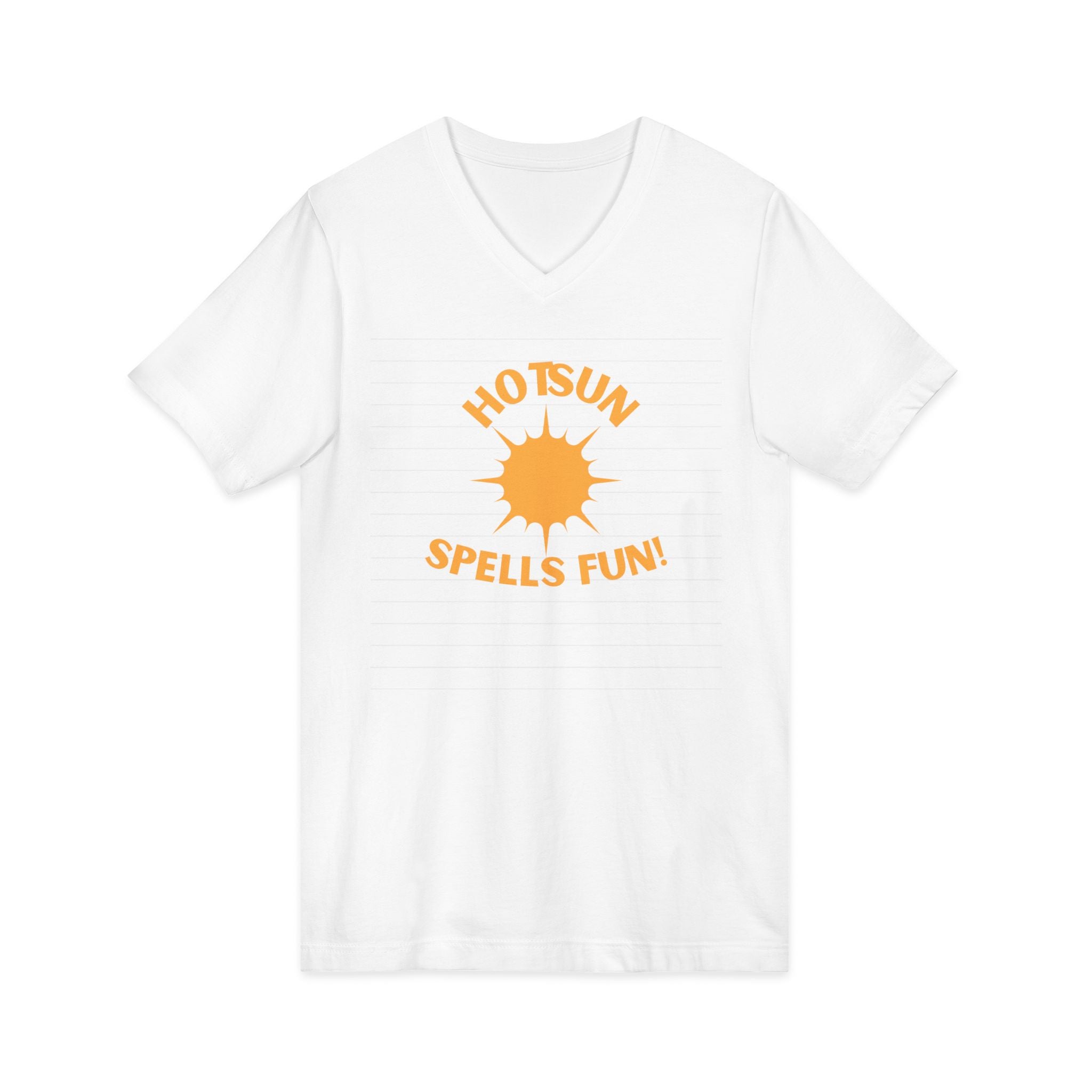 Hotsun Spells Fun! V-Neck Tee