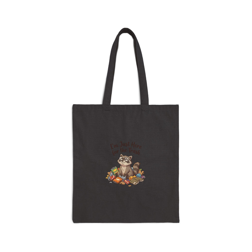 I'm Just Here for the Trash Tote | Raccoon Doodle, Trash Panda Humor