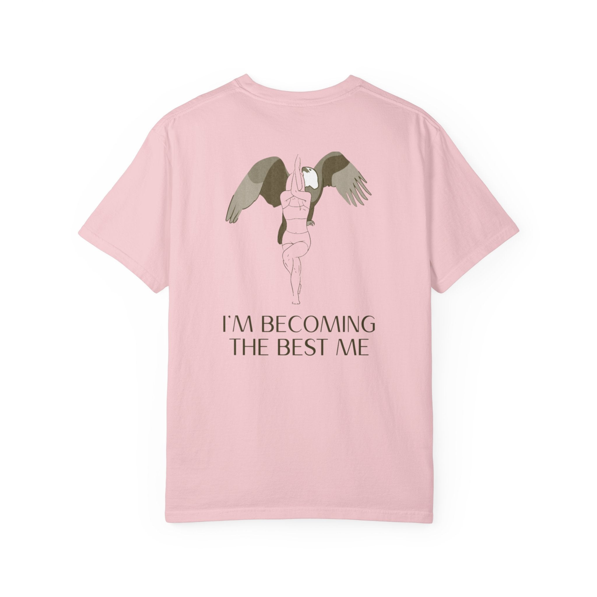 Becoming the Best Me T-Shirt — Inspirational Angel Wing Graphic Tee