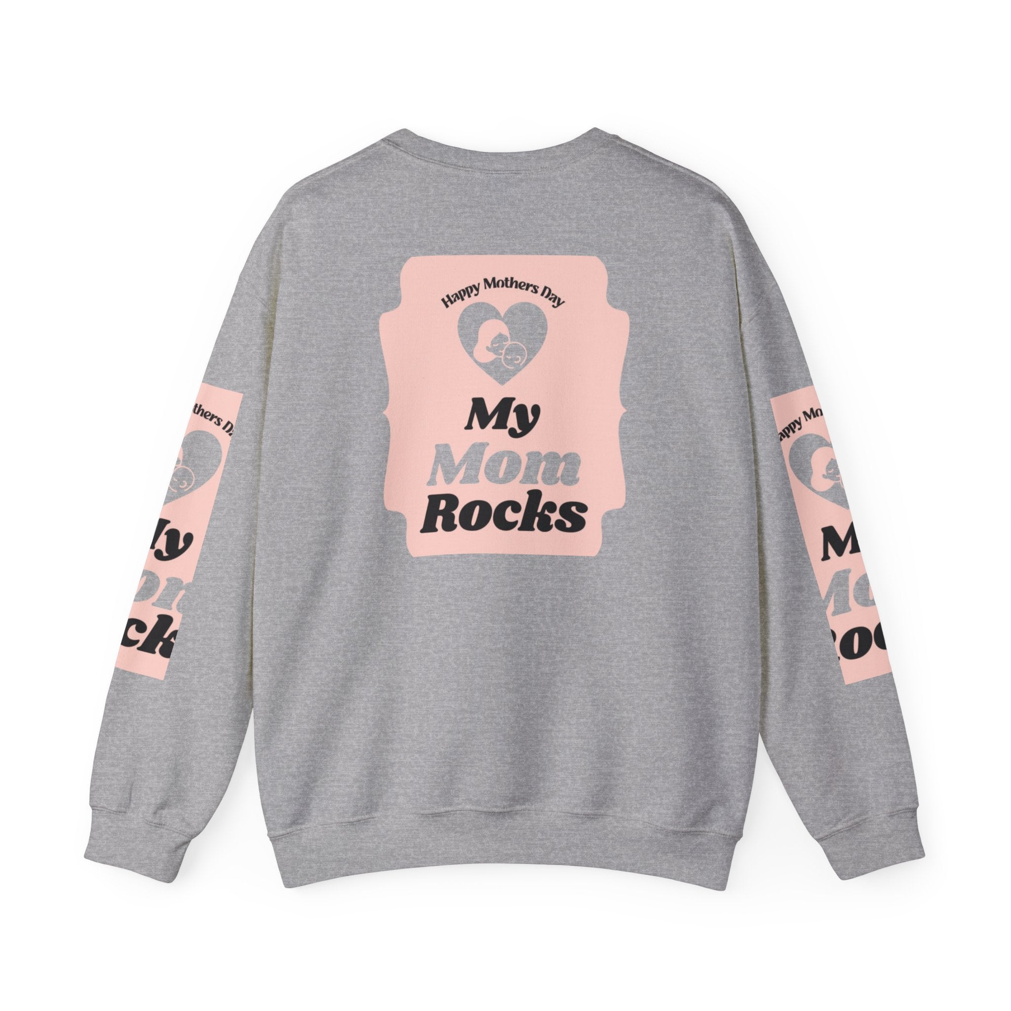 Mother's Day Sweatshirt – 'My Mom Rocks' Cozy Crewneck