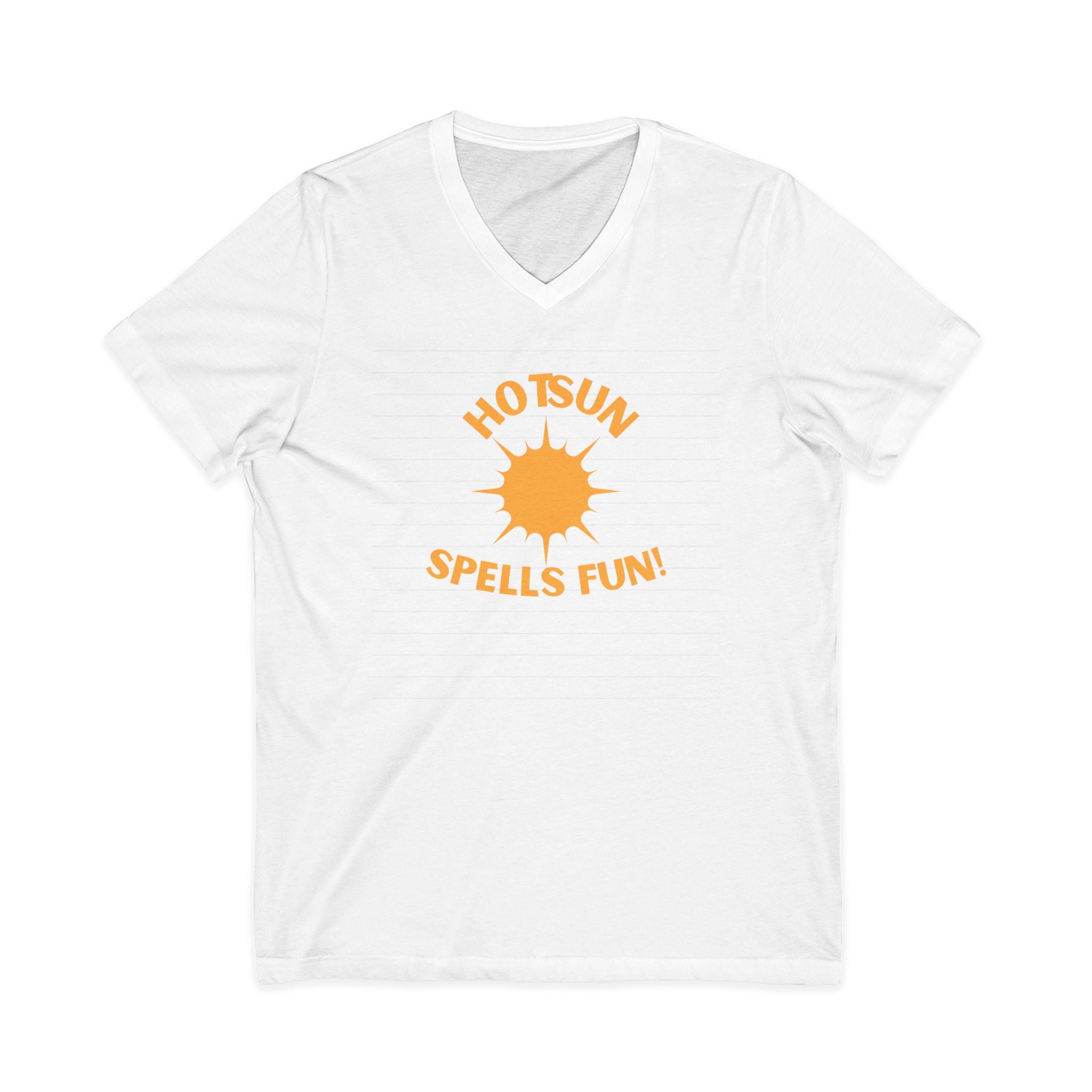 Hotsun Spells Fun! V-Neck Tee