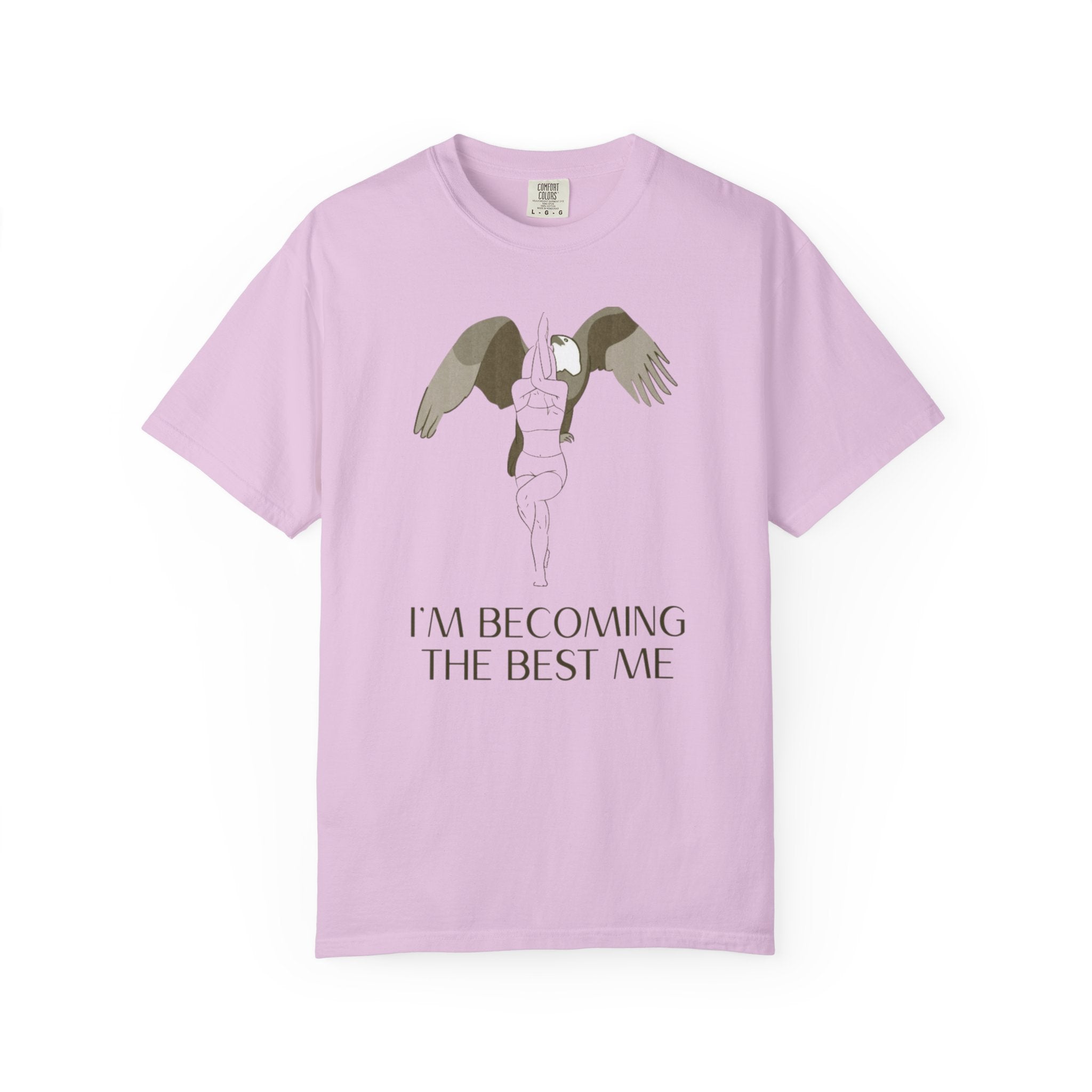Becoming the Best Me T-Shirt — Inspirational Angel Wing Graphic Tee