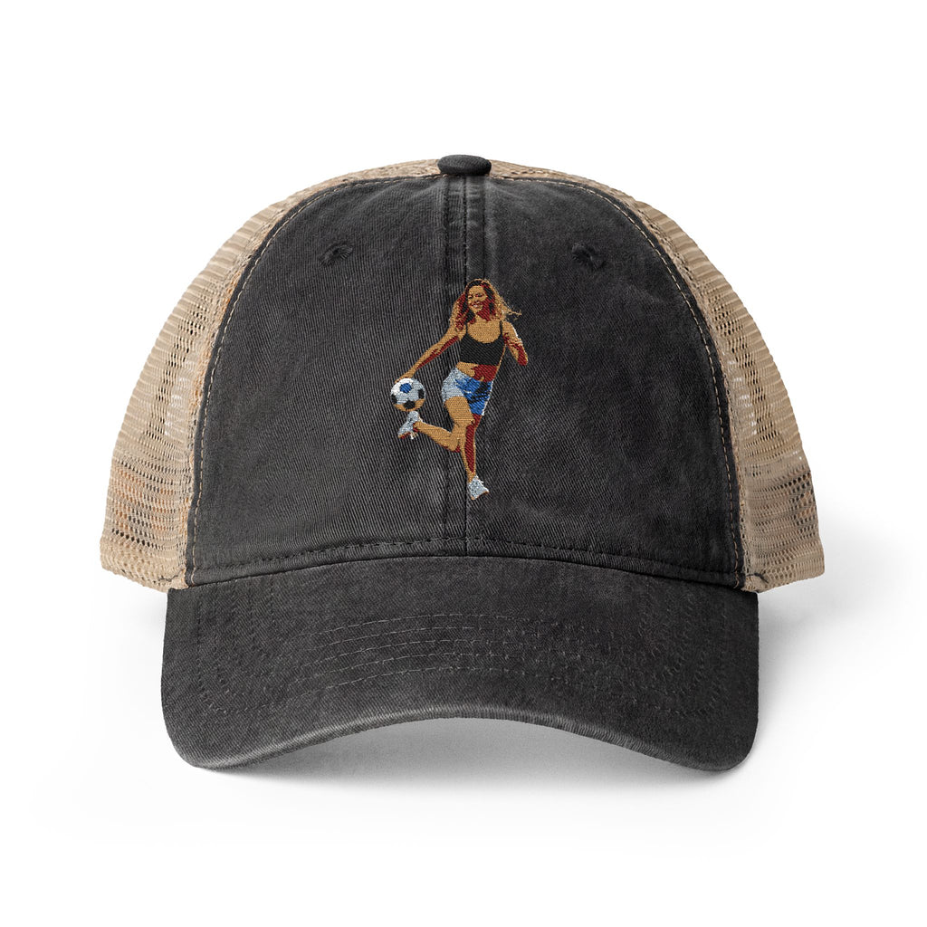 Women's Washed Mesh-Back Cap