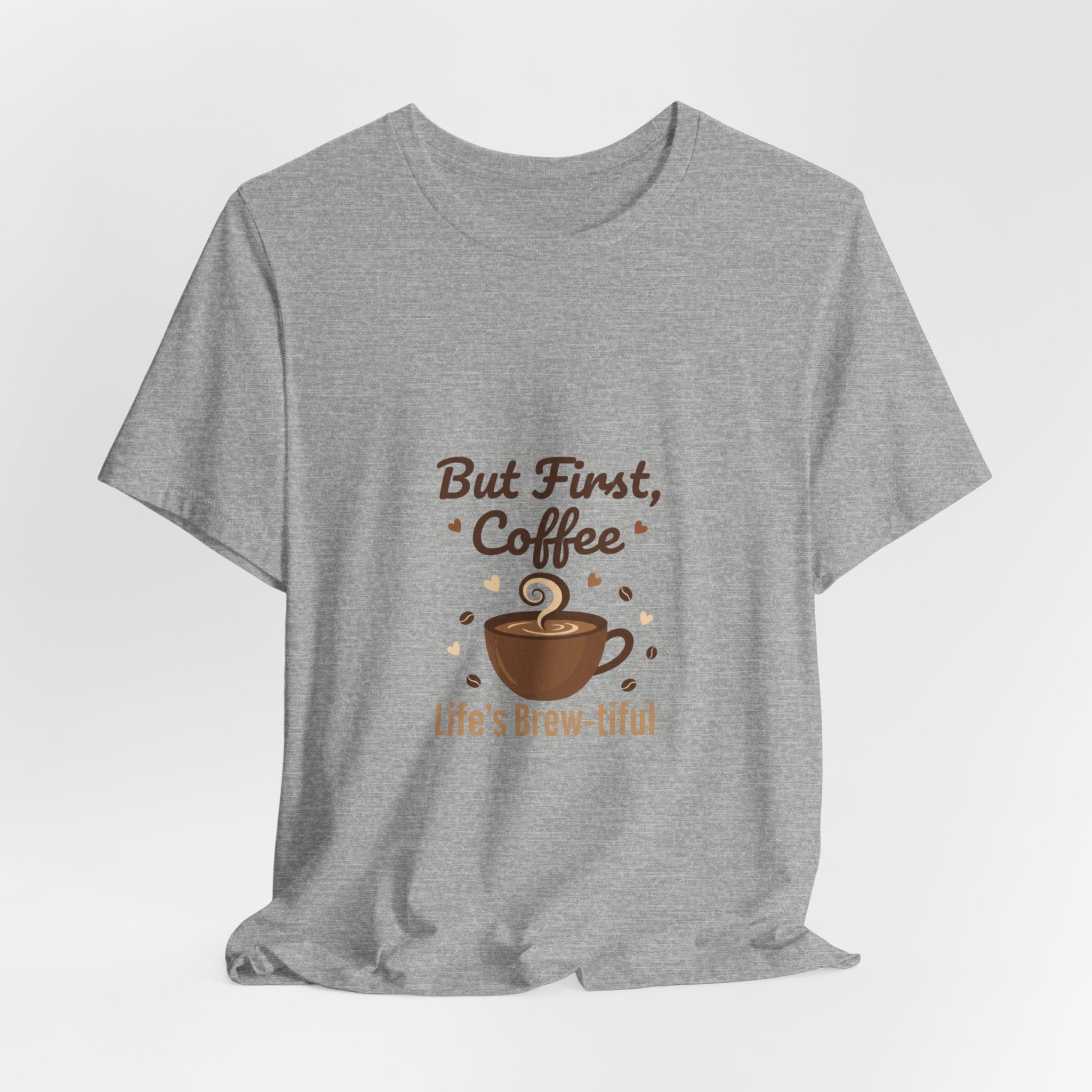 But First Coffee T-Shirt | coffee lover shirt, caffeine design