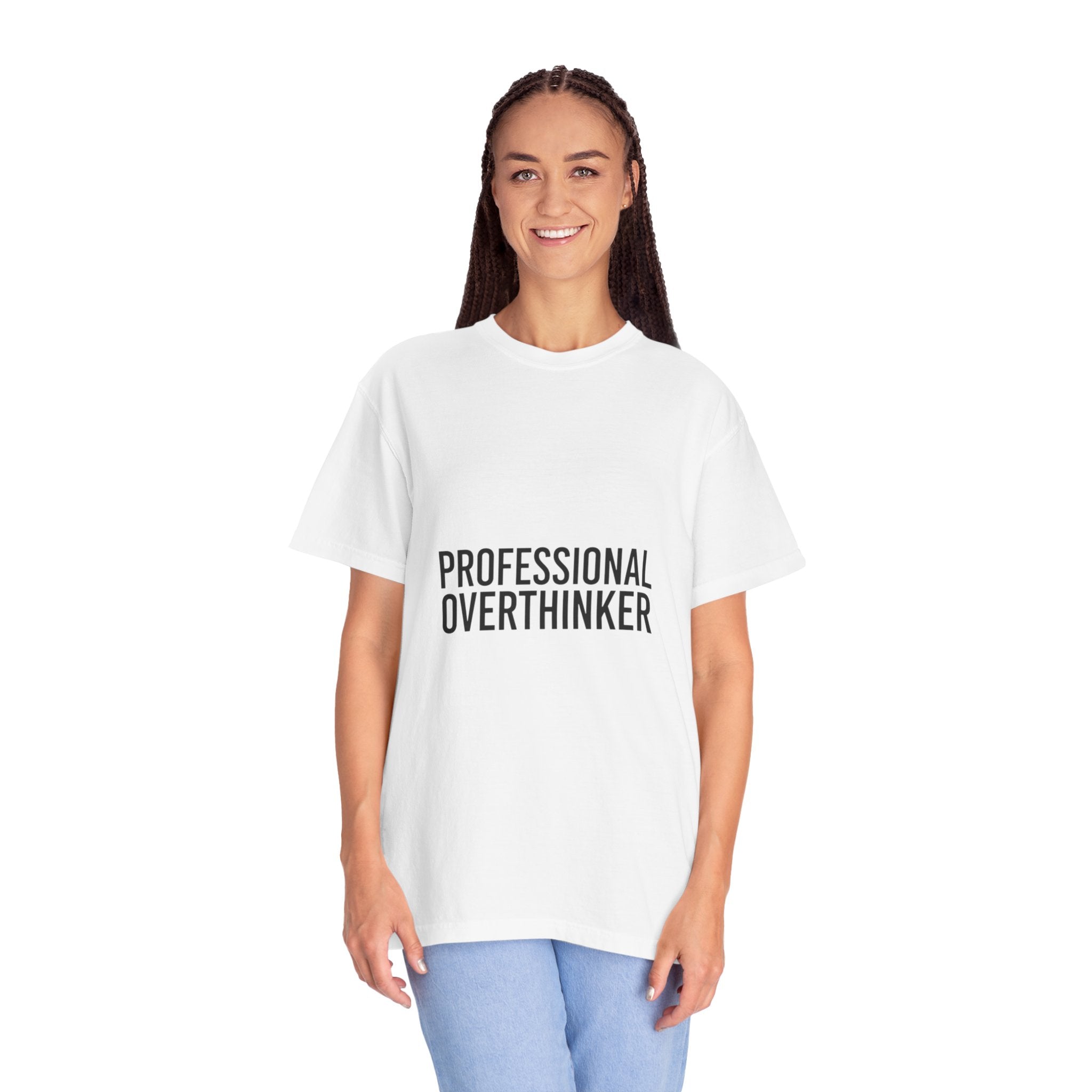 T-Shirt — "Professional Overthinker" Graphic Tee