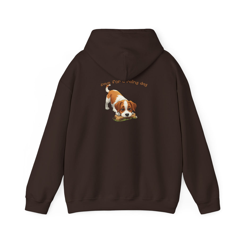 Cute Puppy Hoodie – "Down For A Netflix Day" Cozy Dog Sweatshirt