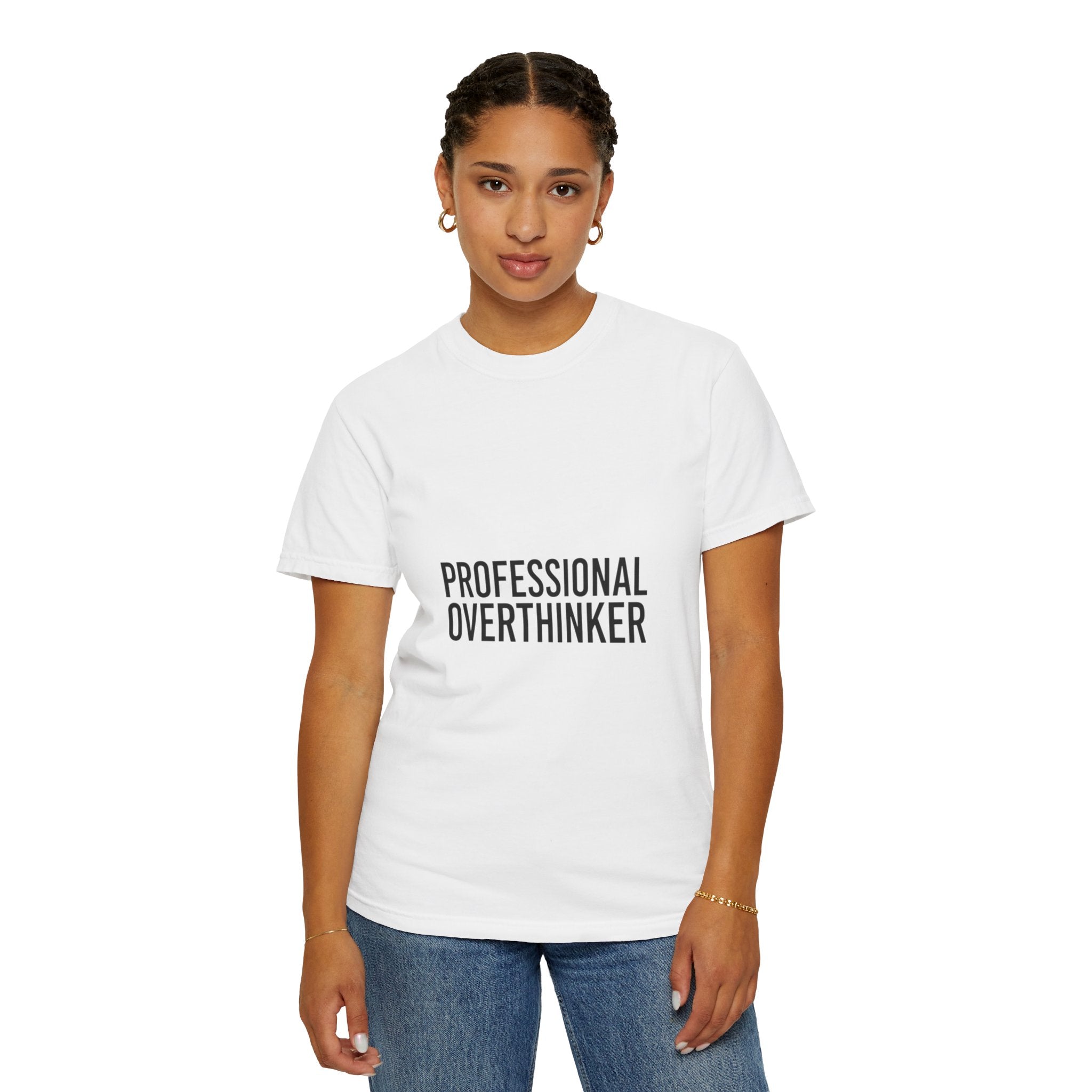 T-Shirt — "Professional Overthinker" Graphic Tee