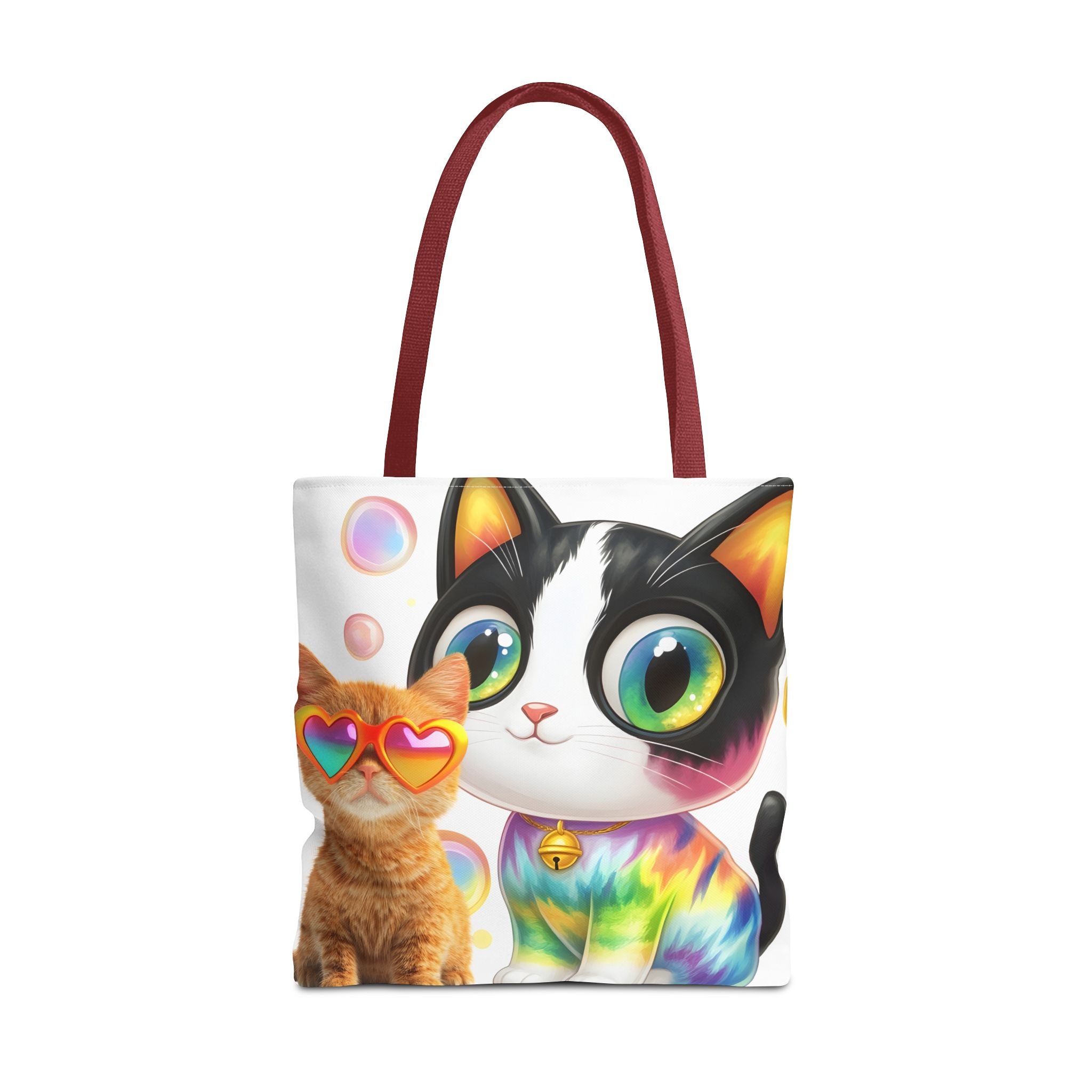 Cutie Kitties All-Over Print Tote Bag — Cute Cat Shopper for Everyday Use