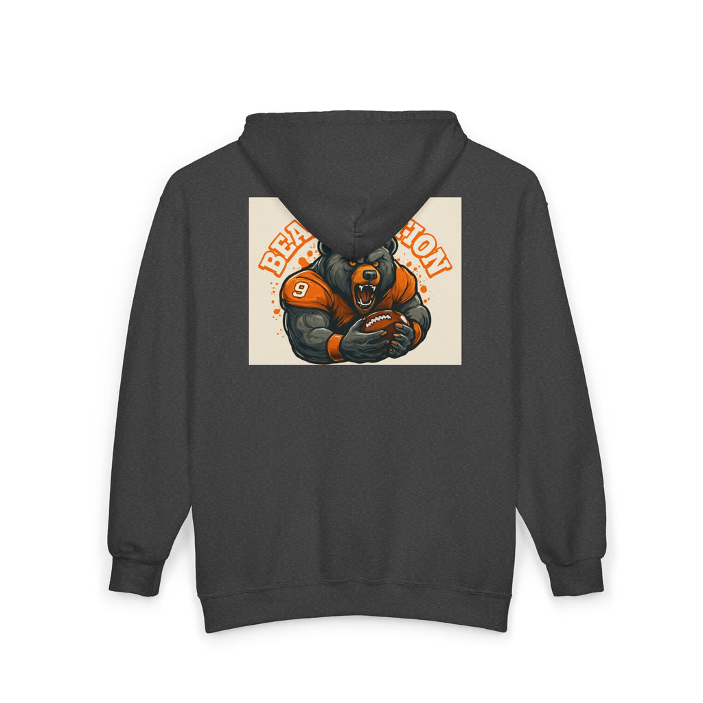 Bears Nation Full-Zip Hoodie — Grizzly Football Fan Zip-Up