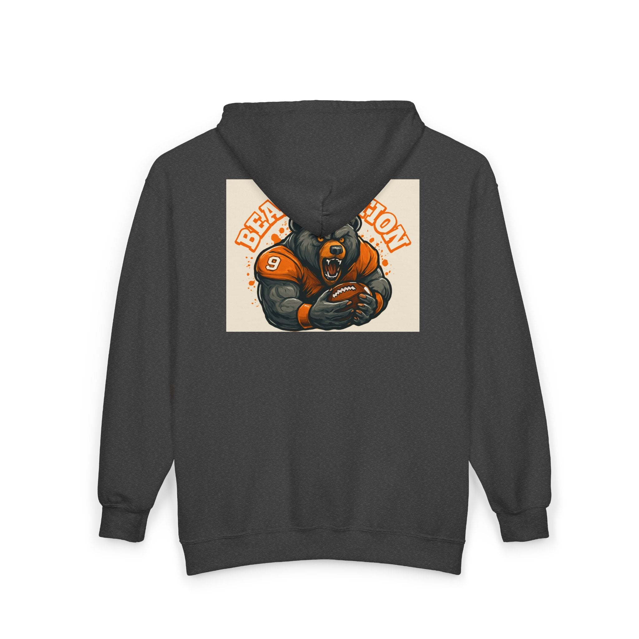 Bears Nation Full-Zip Hoodie — Grizzly Football Fan Zip-Up