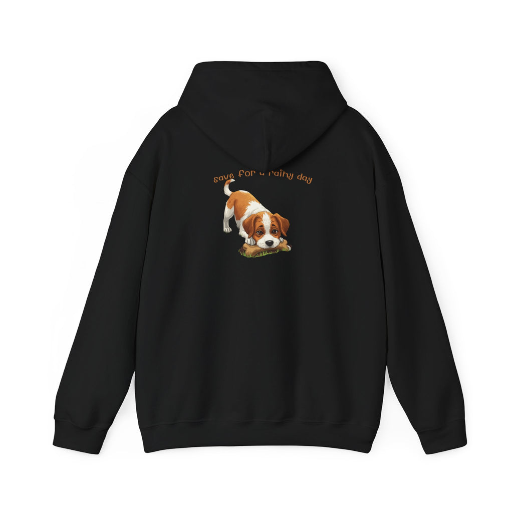 Cute Puppy Hoodie – "Down For A Netflix Day" Cozy Dog Sweatshirt