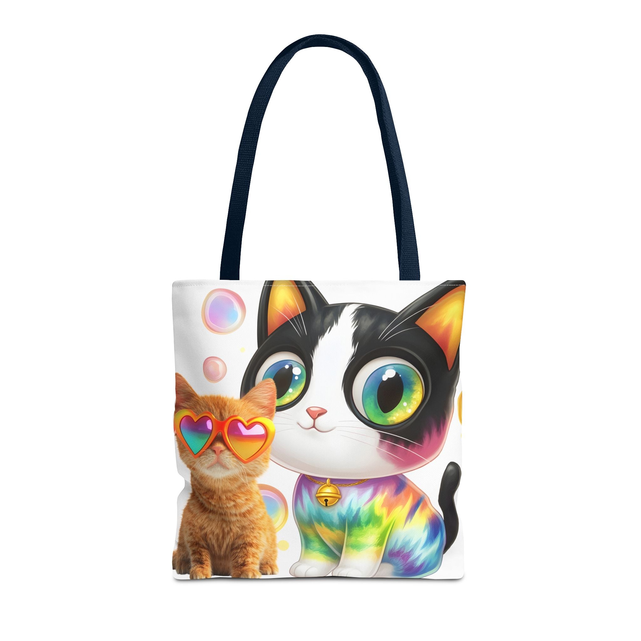 Cutie Kitties All-Over Print Tote Bag — Cute Cat Shopper for Everyday Use