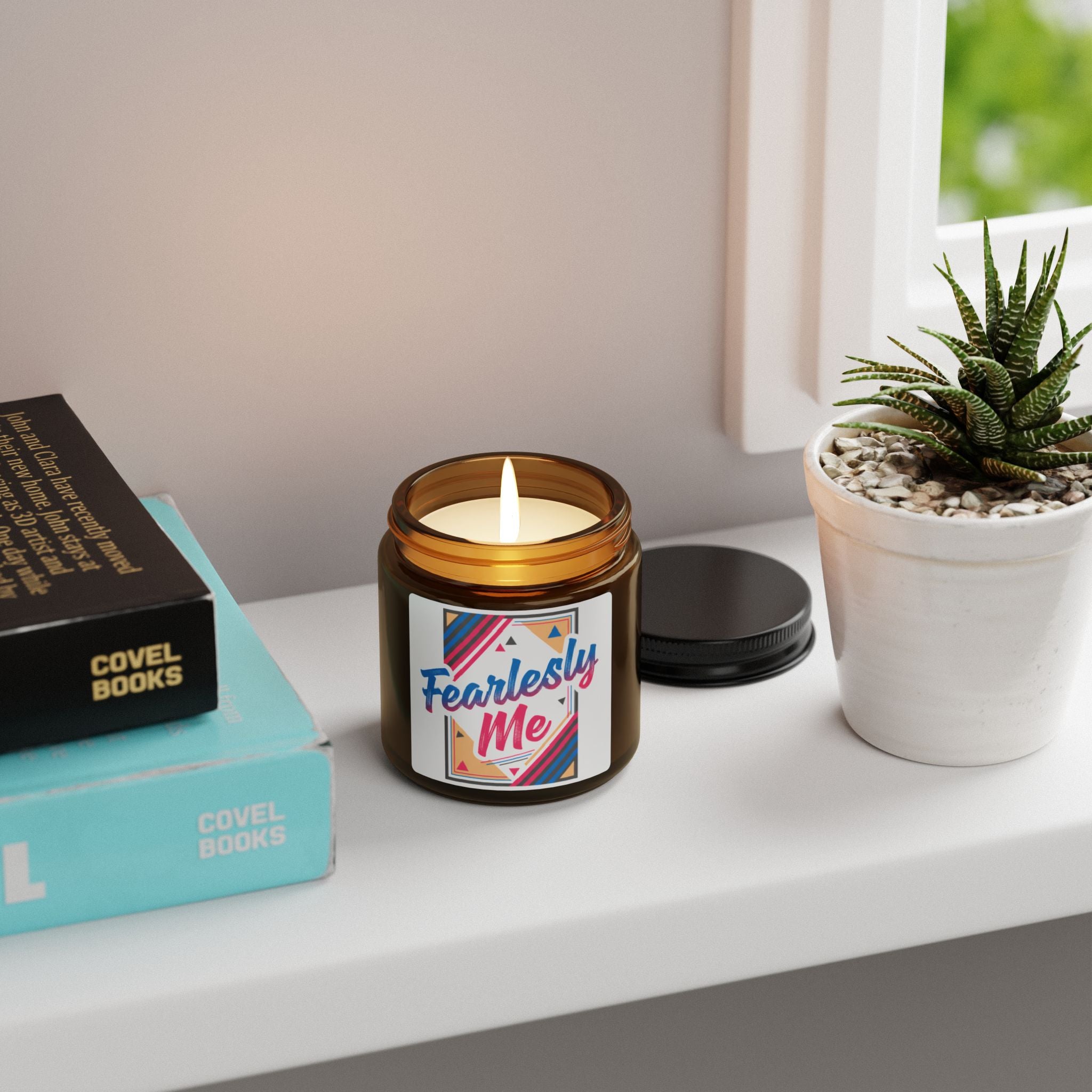 Fearlessly Me Candle | Amber Jar Soy Candle