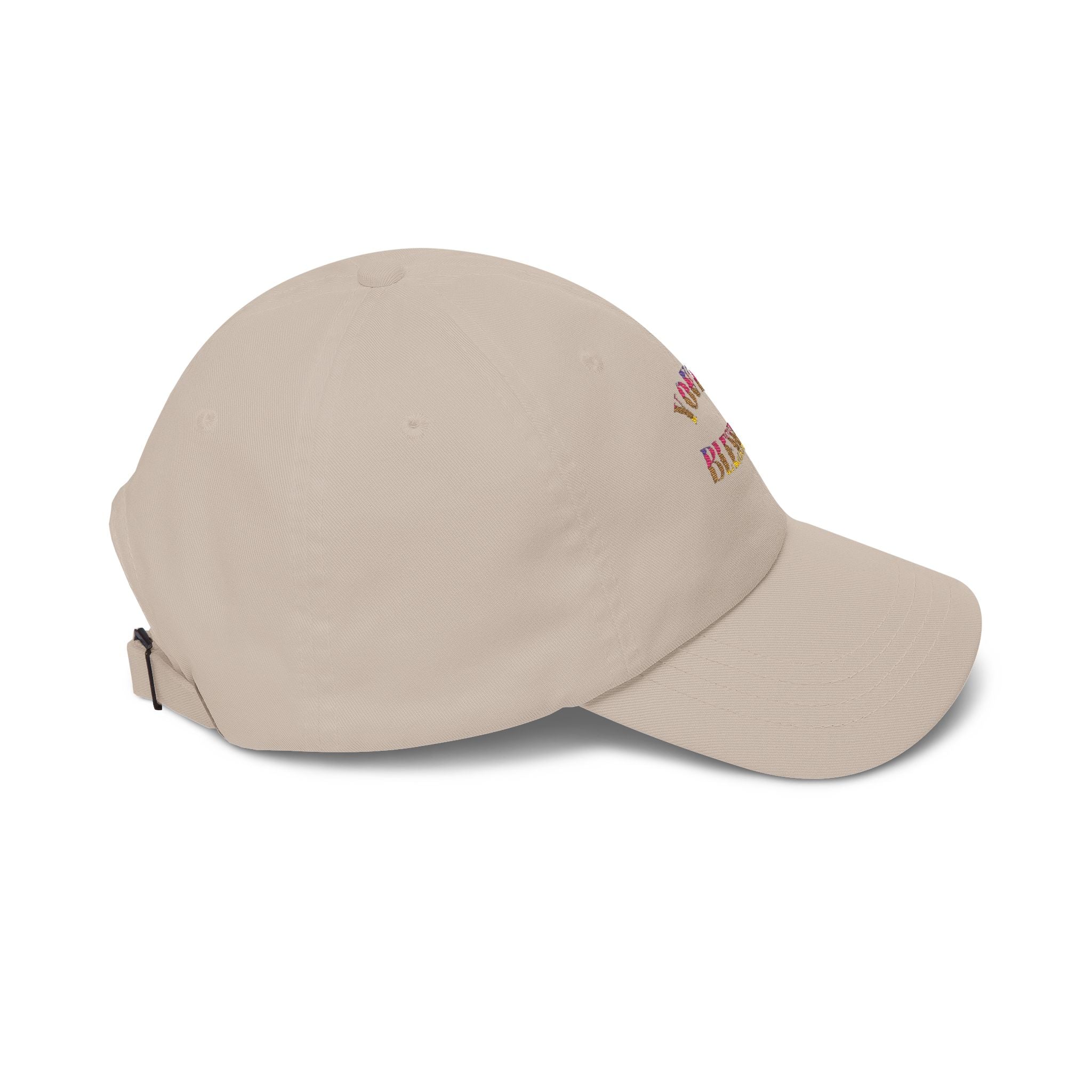 Dad Cap — "You're Blessed!" Embroidered Floral Script Baseball Hat